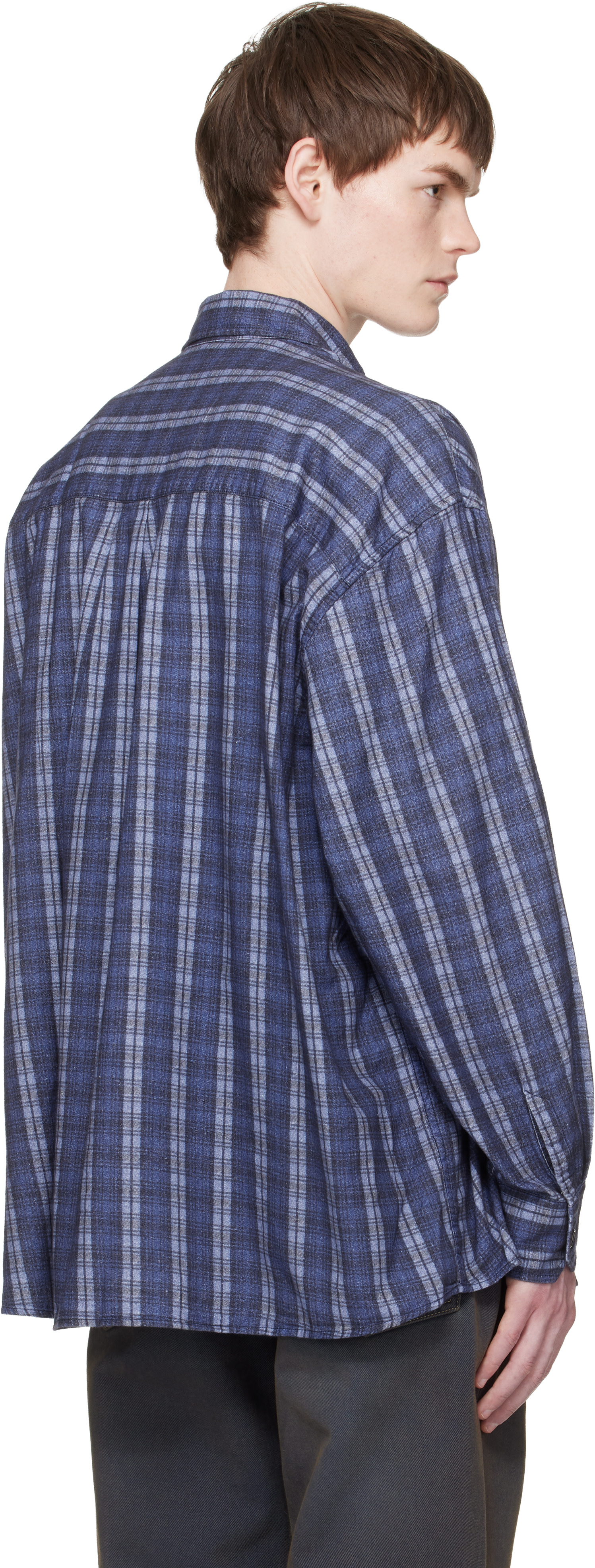 OUR LEGACY: Blue Borrowed Shirt | SSENSE