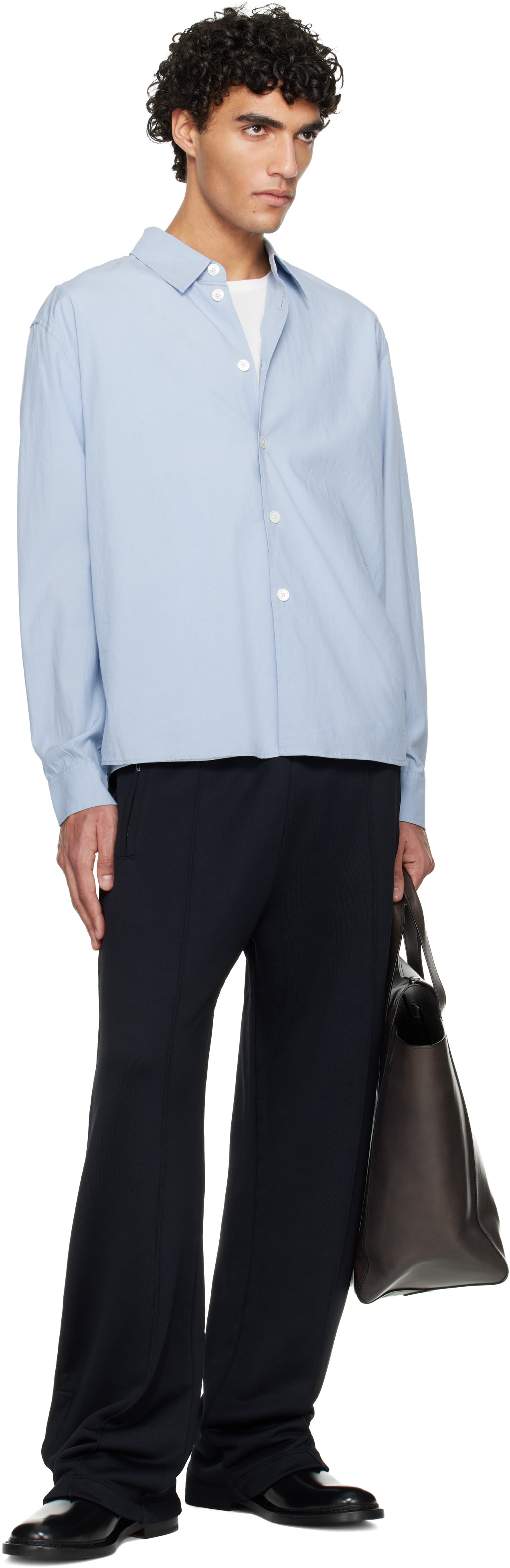 OUR LEGACY - Chemise Beyond bleue
