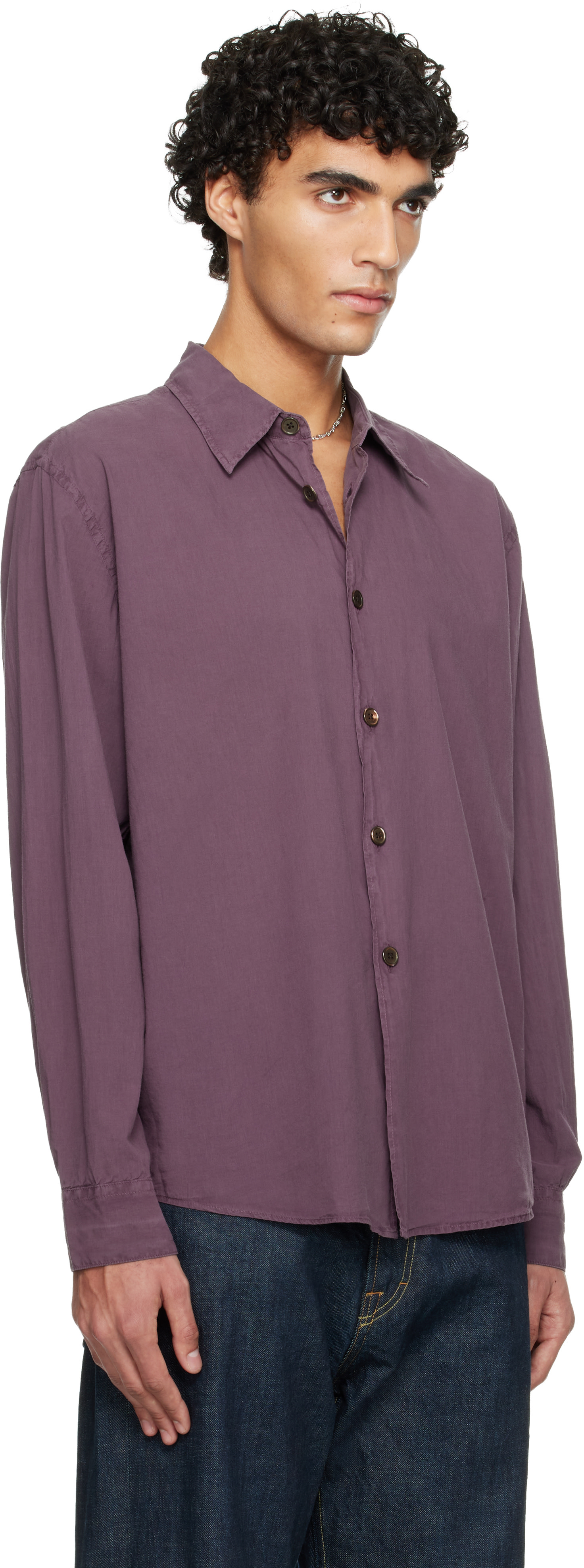 OUR LEGACY: Purple Beyond Shirt | SSENSE