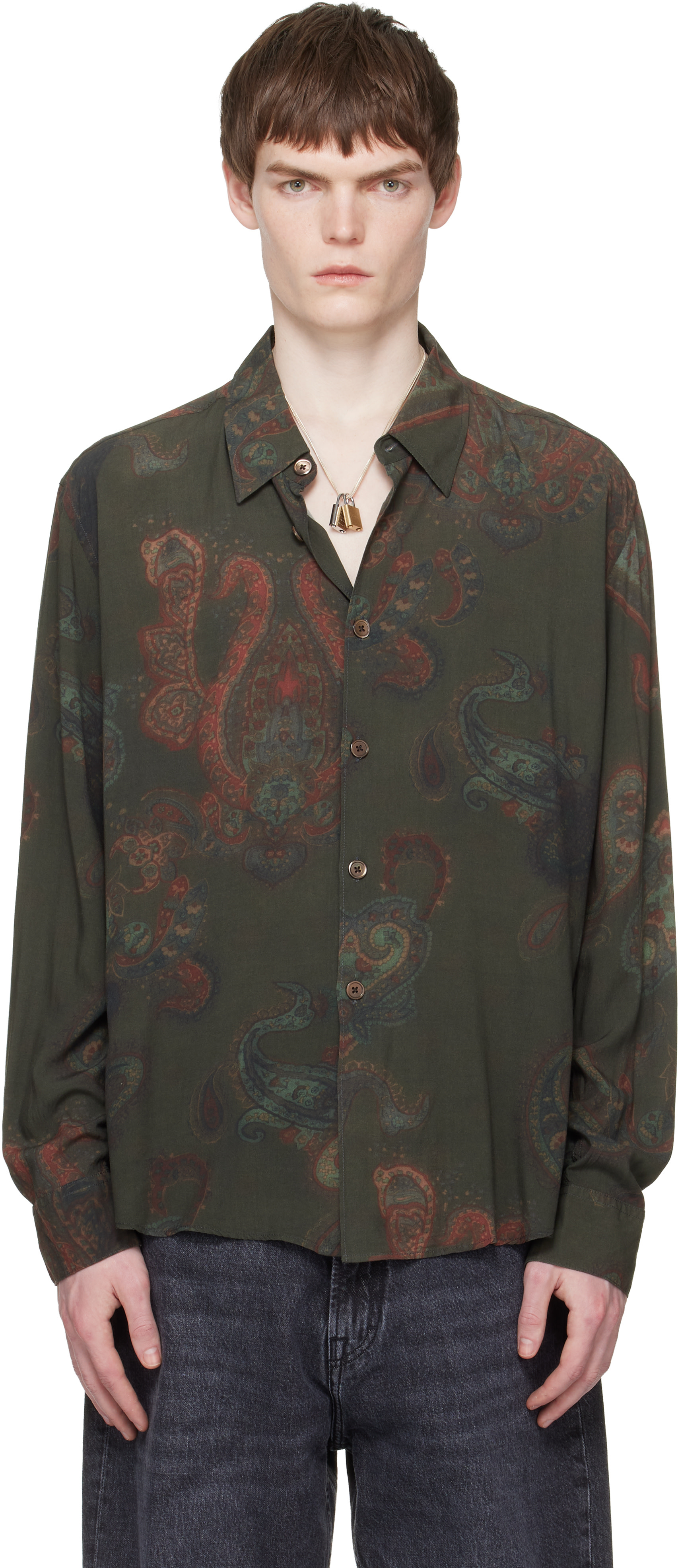 OUR LEGACY - Chemise Beyond verte
