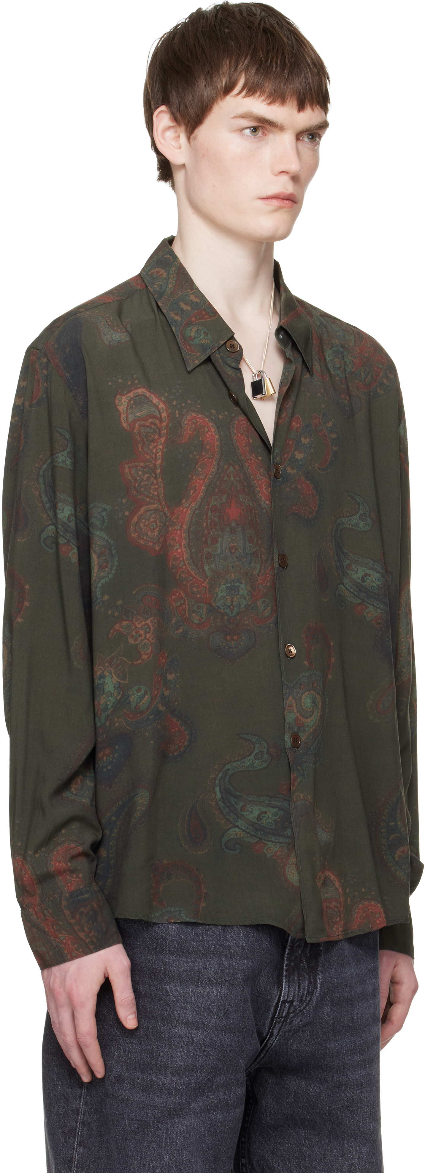 OUR LEGACY - Chemise Beyond verte