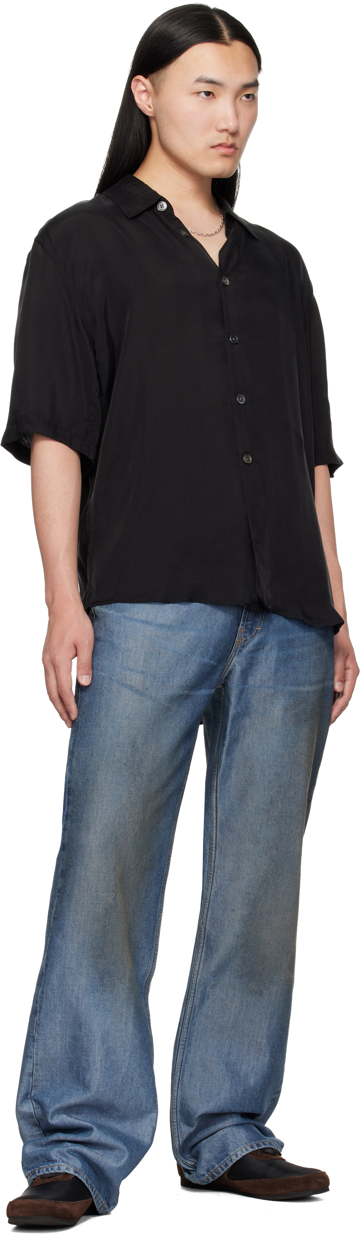 OUR LEGACY: Black Beyond Shortsleeve Shirt | SSENSE