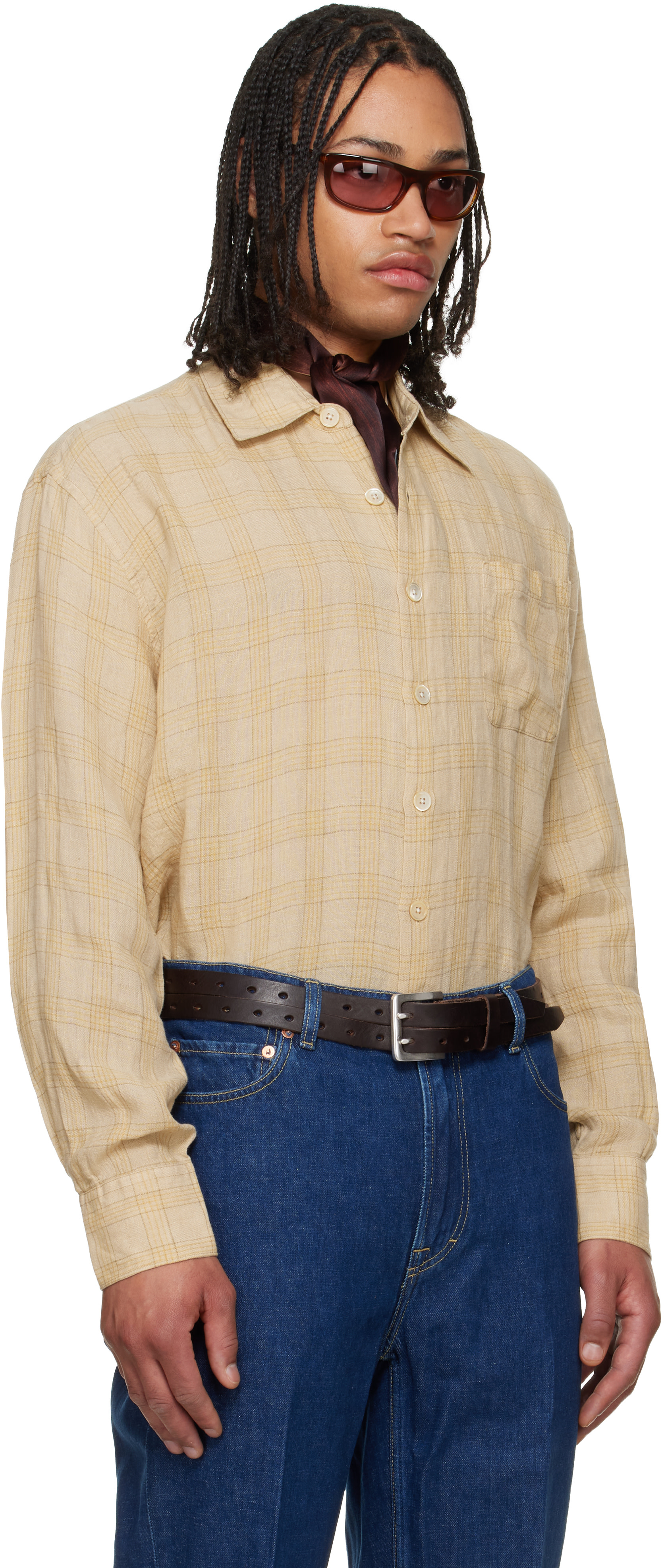 【正規品】OUR LEGACY ABOVE SHIRT 24aw Size 46 OUR LEGACY: Beige Above Shirt | SSENSE Canada