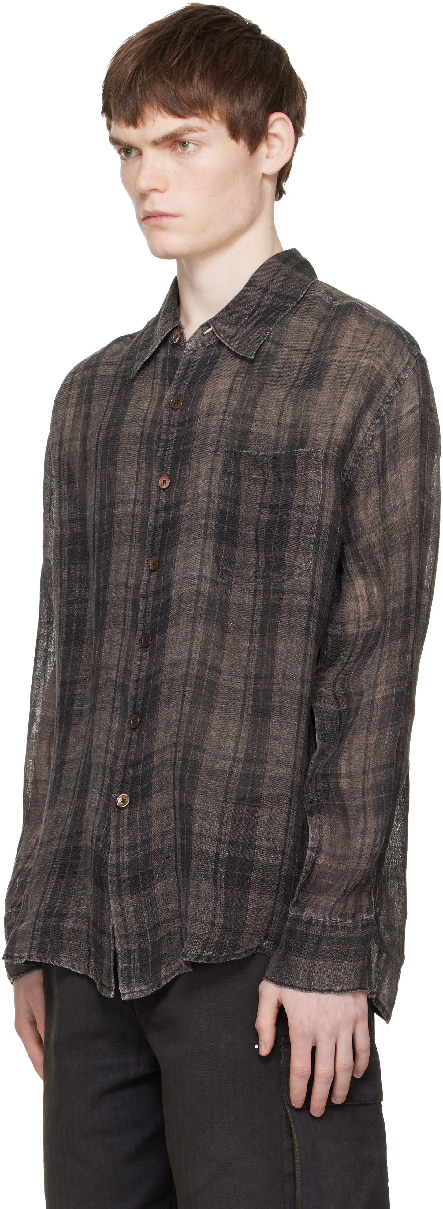 OUR LEGACY: Brown Above Shirt | SSENSE