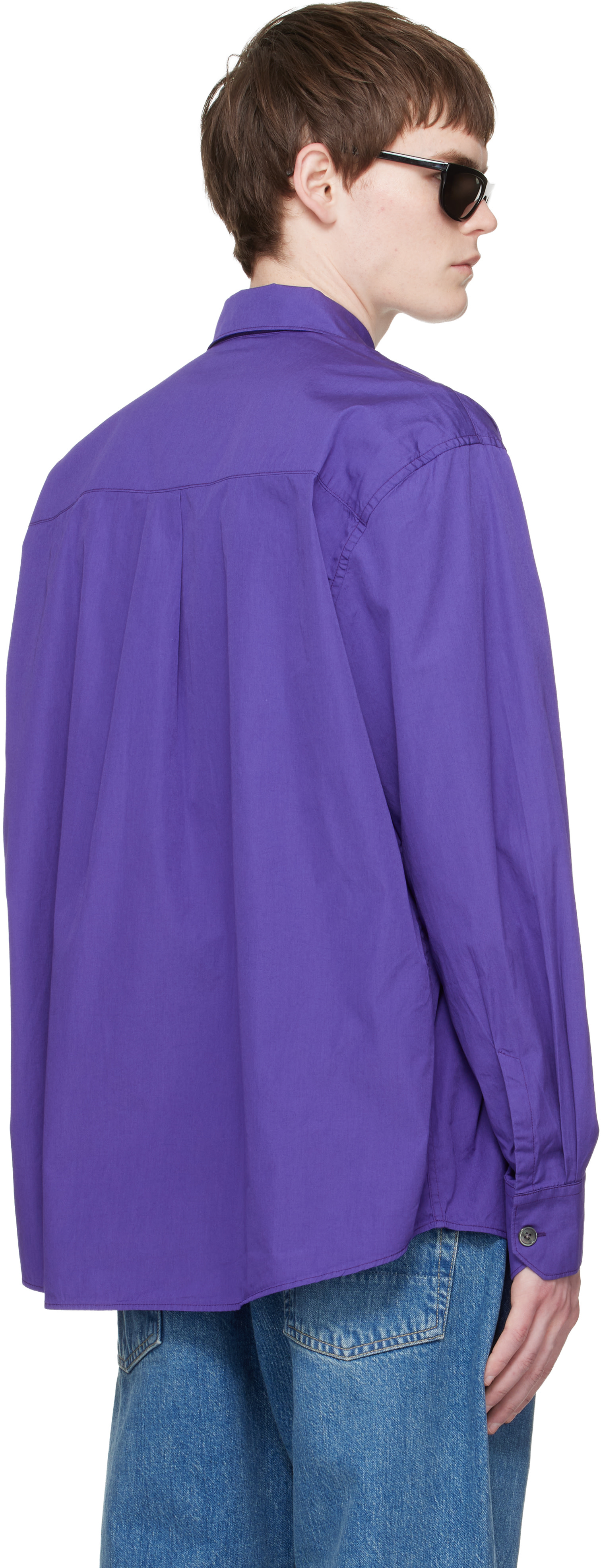 OUR LEGACY: Purple Above Shirt | SSENSE