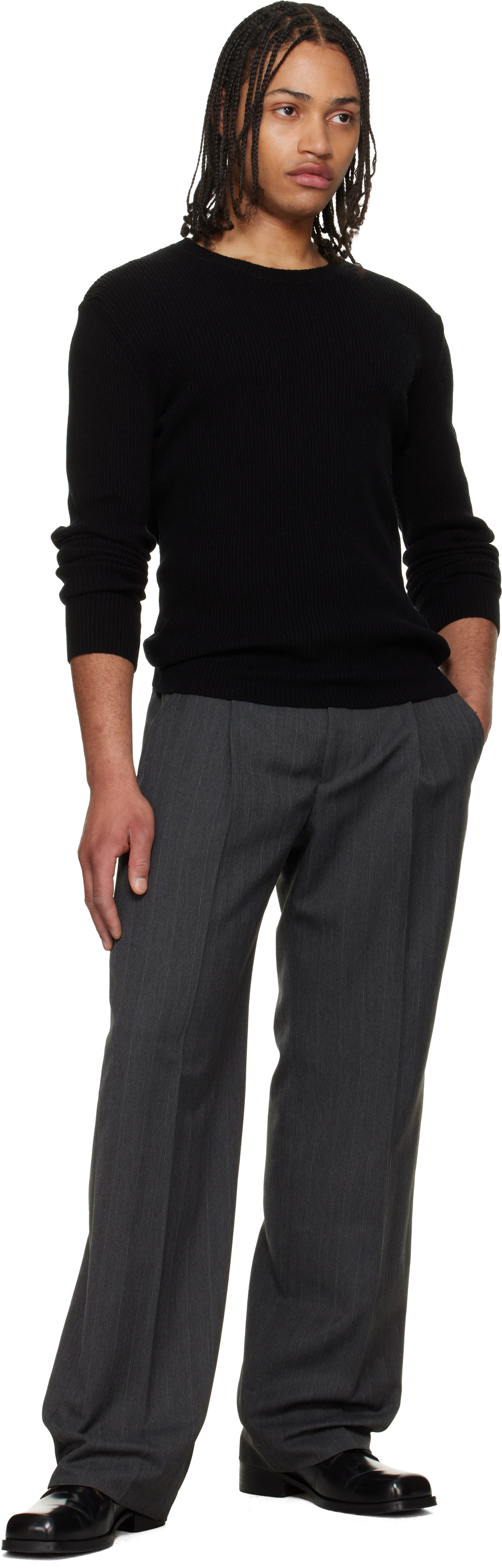 OUR LEGACY: Black Compact Roundneck Sweater | SSENSE Austria