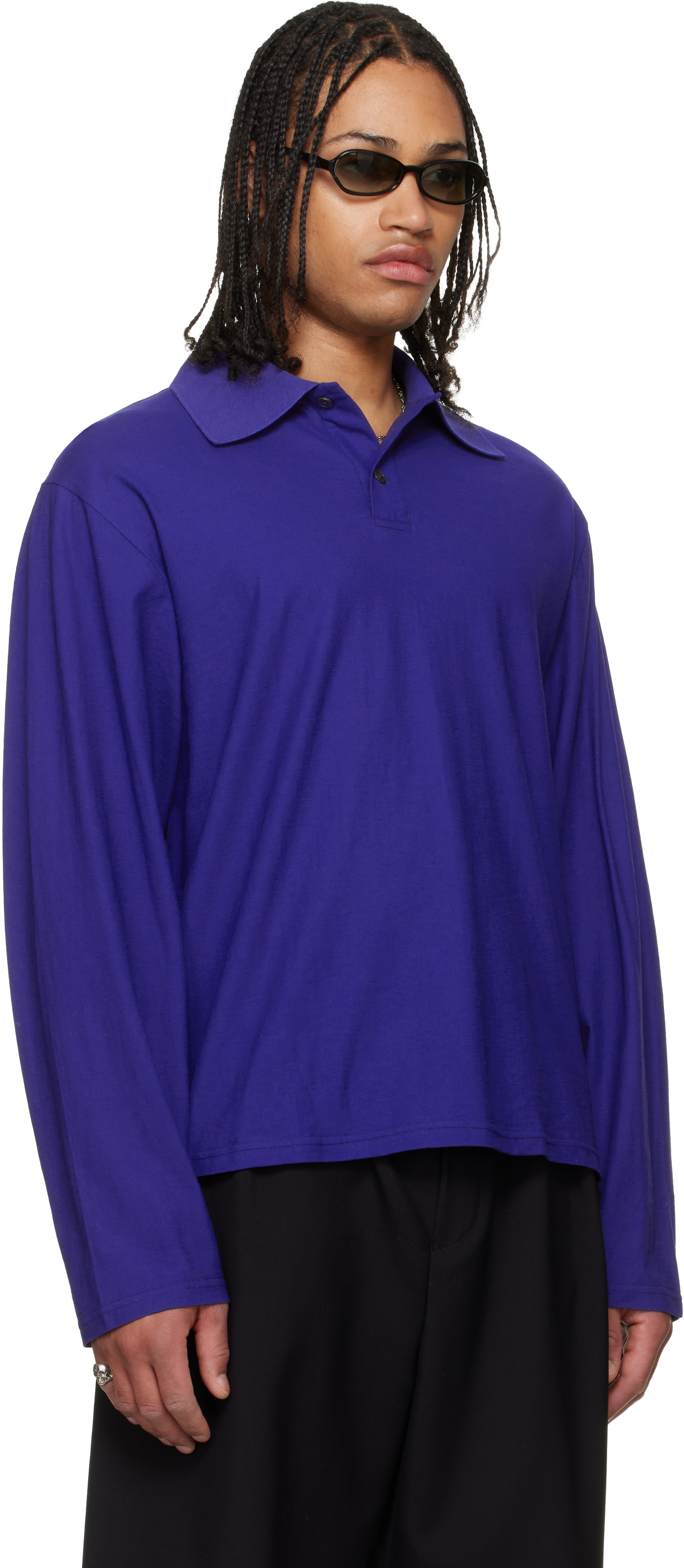 【極美品】Our legacy 26SS Rugby longsleeve OUR LEGACY: Black Rugby Longsleeve Polo | SSENSE Canada