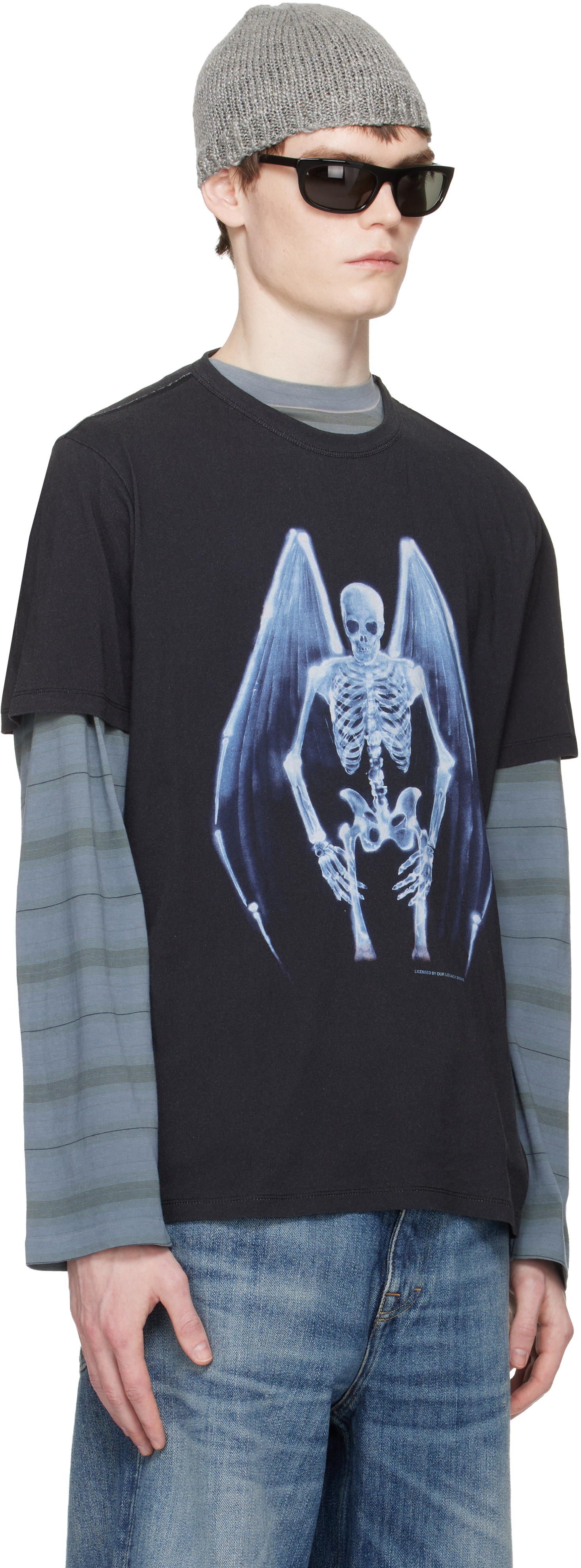 OUR LEGACY NEW BOX T-SHIRT tシャツ OUR LEGACY: ブラック New Box Tシャツ | SSENSE 日本