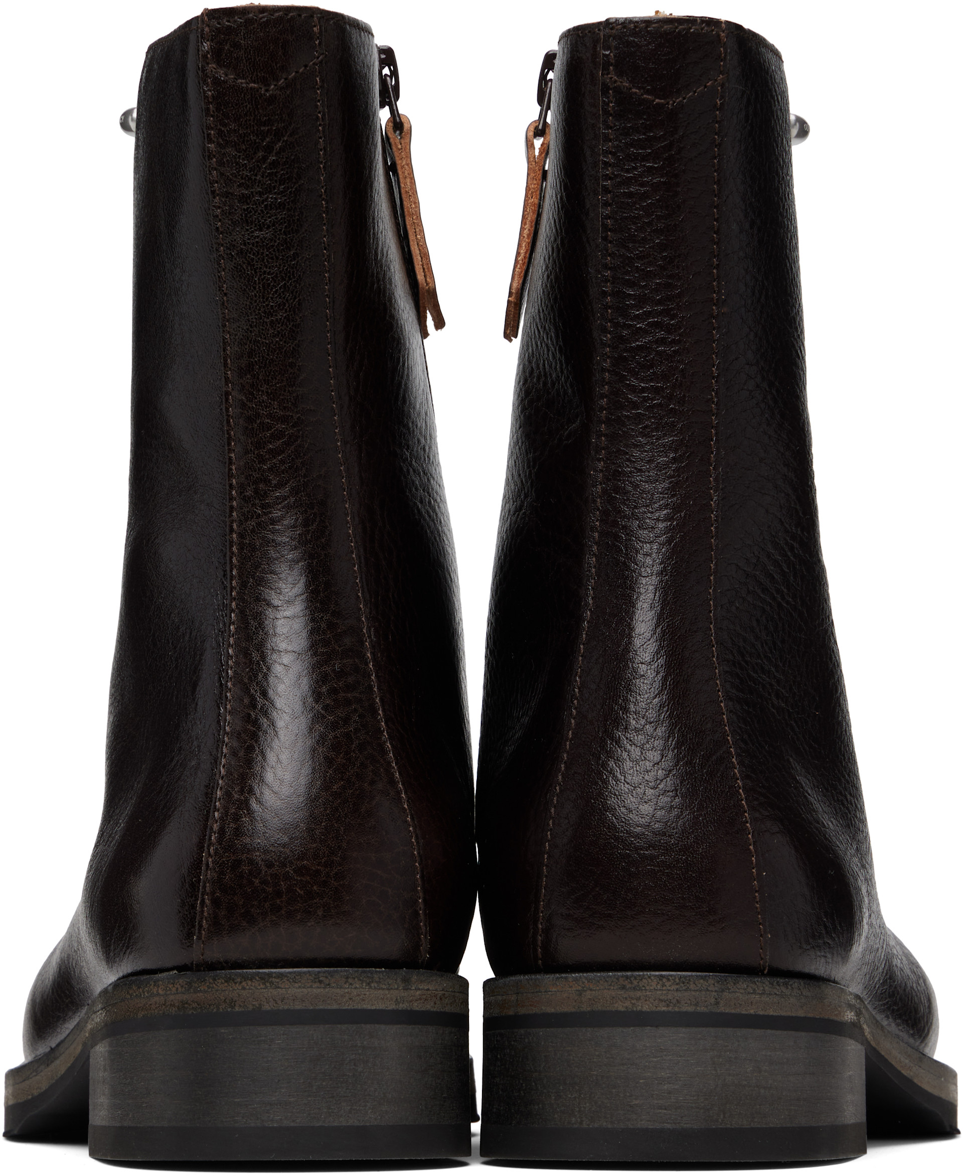 OUR LEGACY: Brown Camion Boots | SSENSE