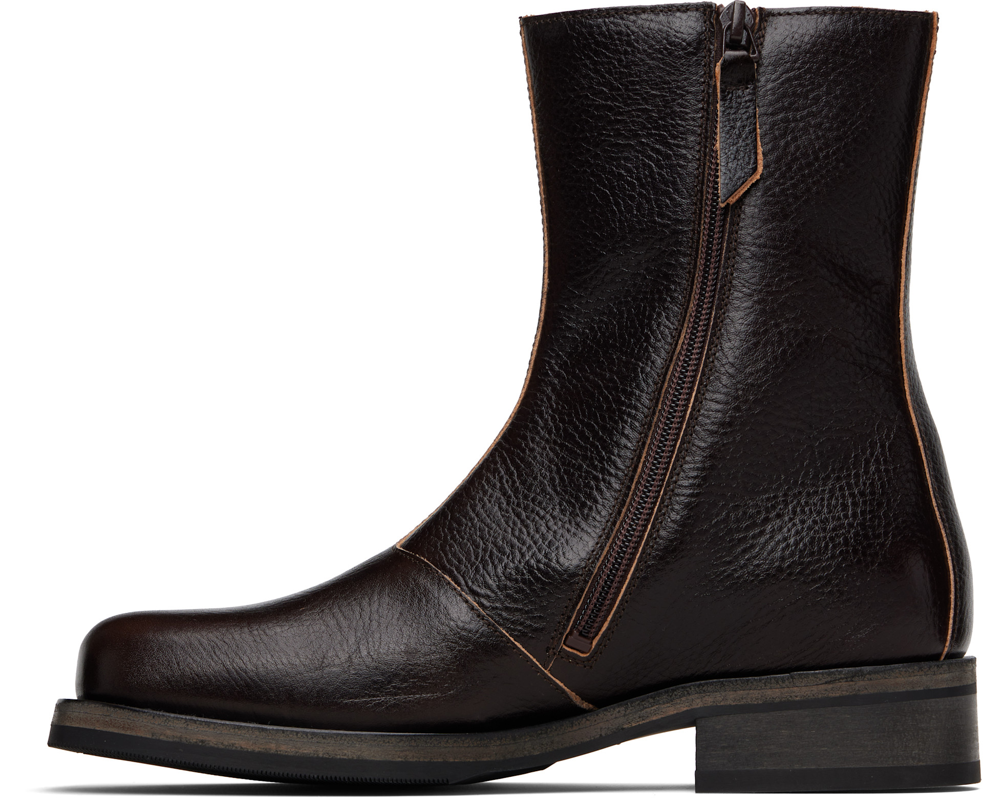 OUR LEGACY: Brown Camion Boots | SSENSE