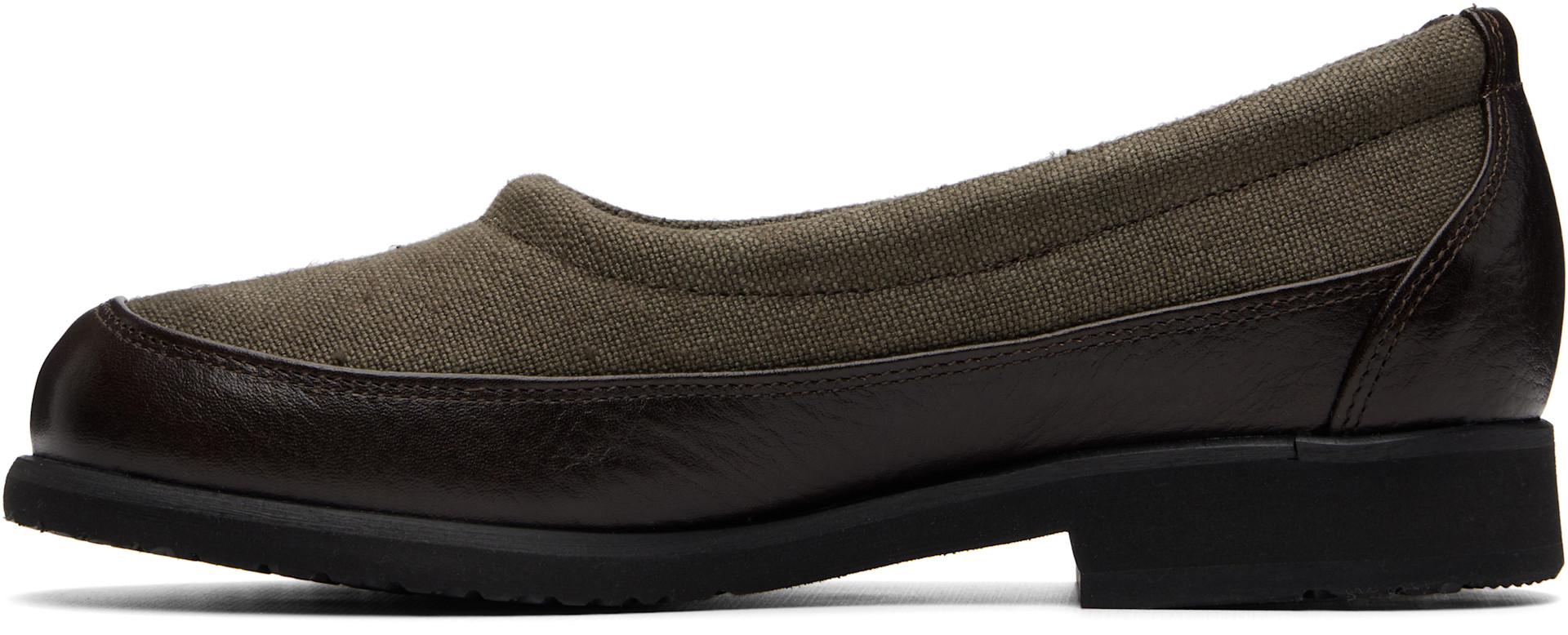 OUR LEGACY: カーキ Bohemian Slipper ローファー | SSENSE 日本