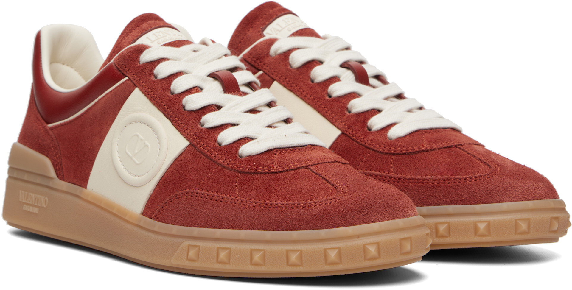 Valentino Garavani: レッド Upvillage Crosta スニーカー | SSENSE 日本