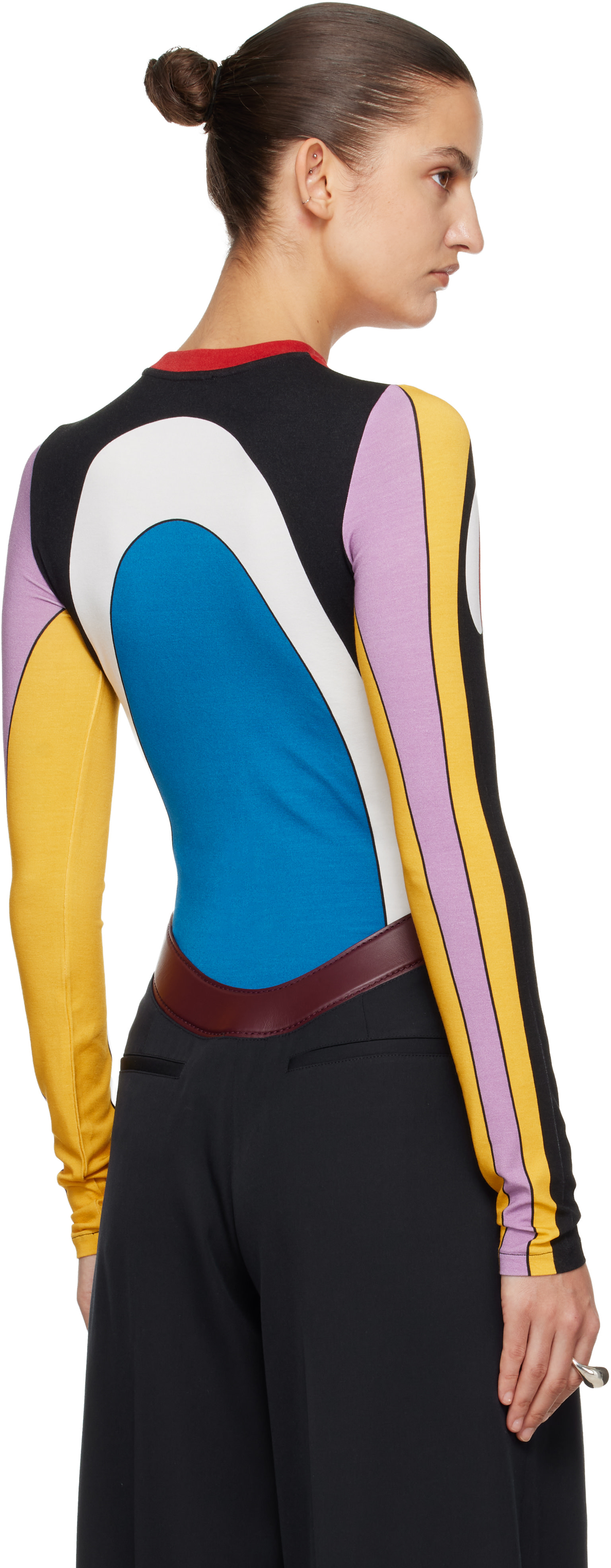 Jean Paul Gaultier: マルチカラー 'The Junior' Body Map トップス