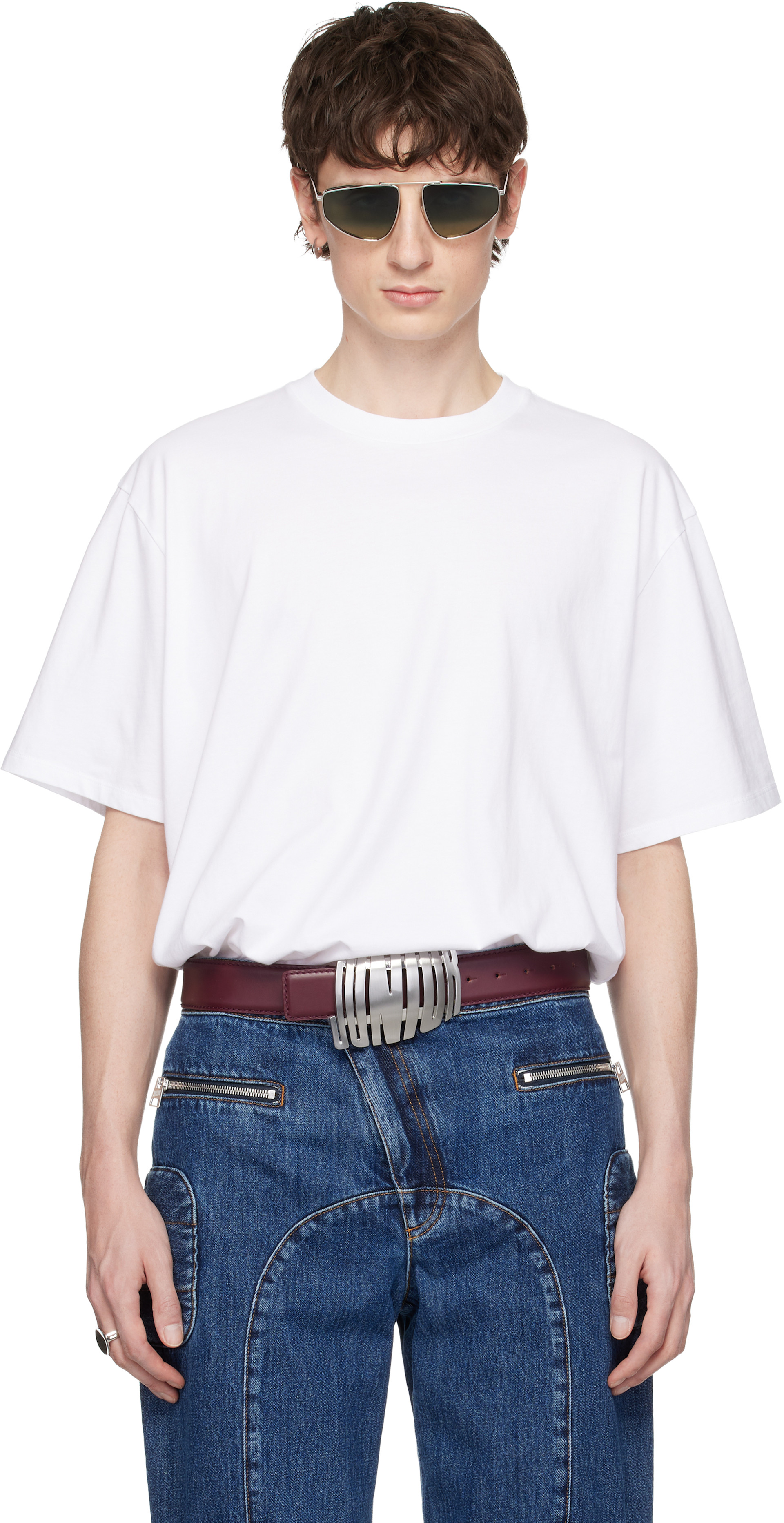 Jean Paul Gaultier: White 'The Junior Gaultier' T-shirt | SSENSE