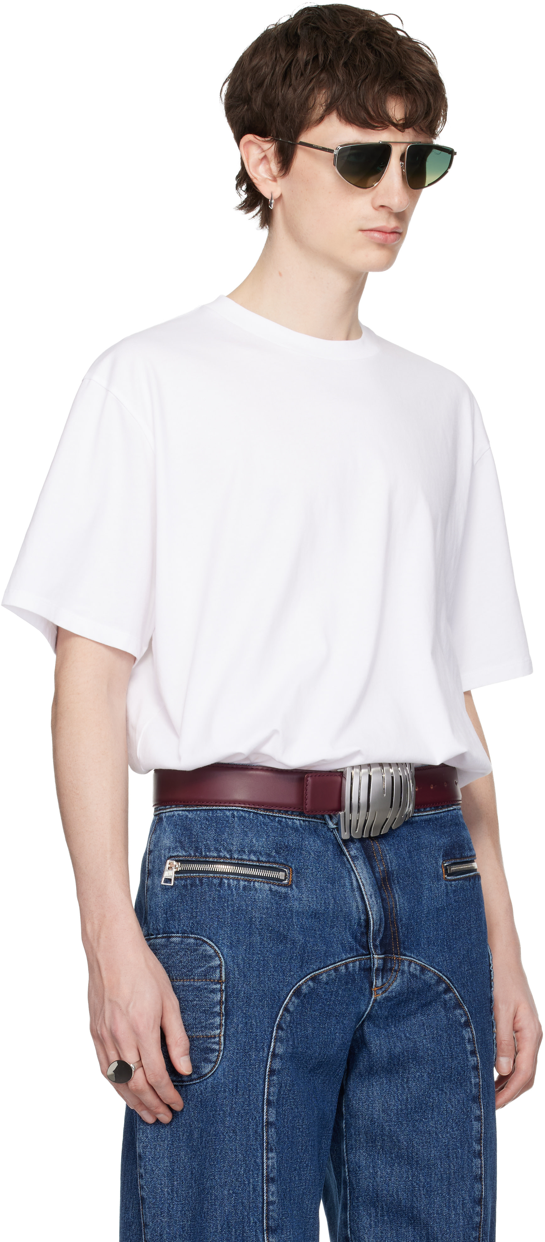 Jean Paul Gaultier: White 'The Junior Gaultier' T-shirt | SSENSE