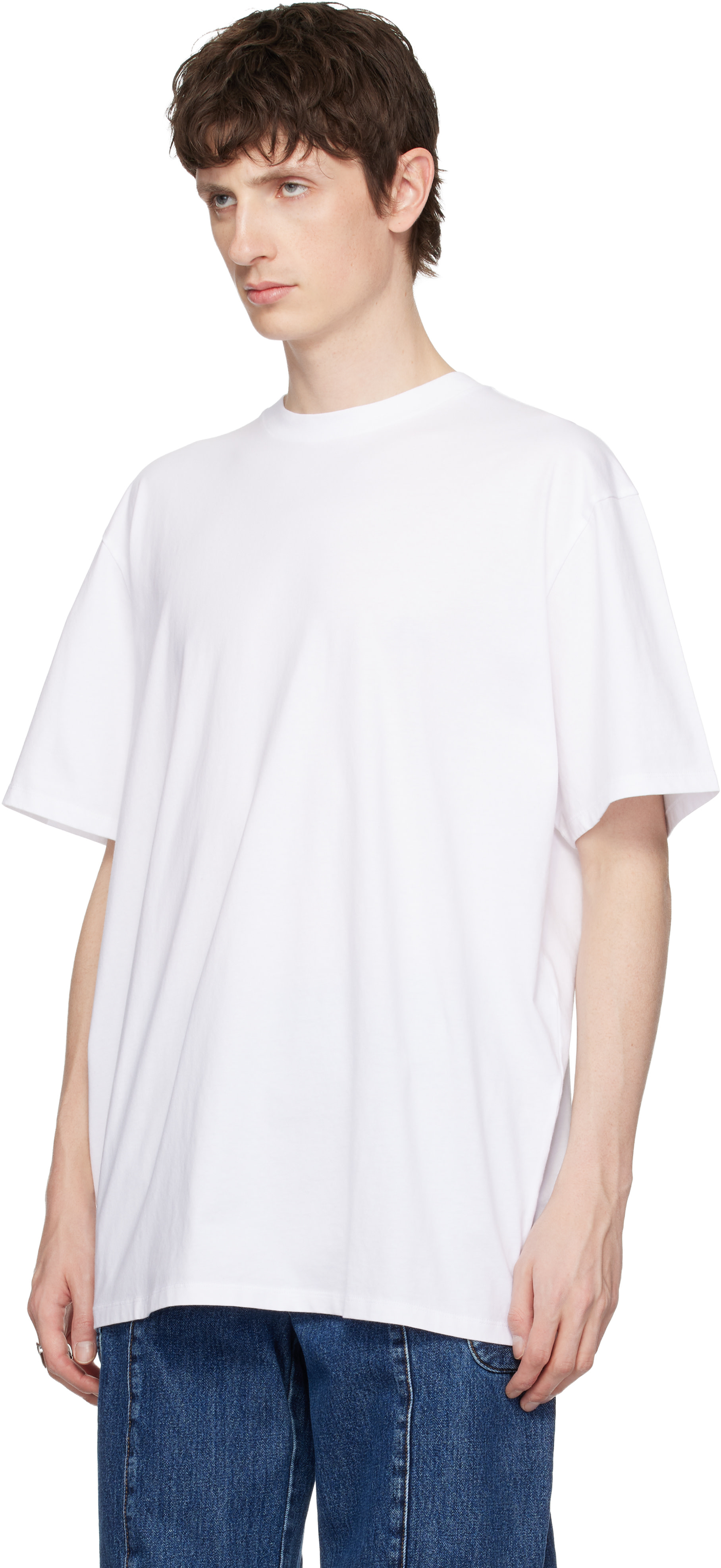 Jean Paul Gaultier: White 'The Junior Gaultier' T-shirt | SSENSE
