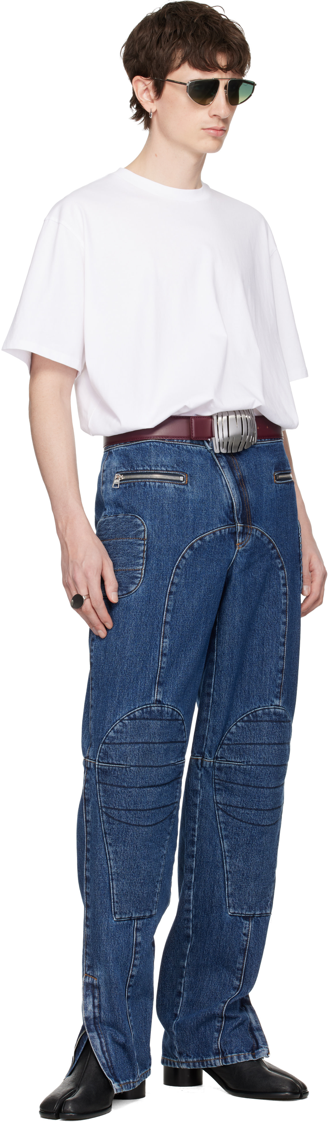 Jean Paul Gaultier: White 'The Junior Gaultier' T-shirt | SSENSE