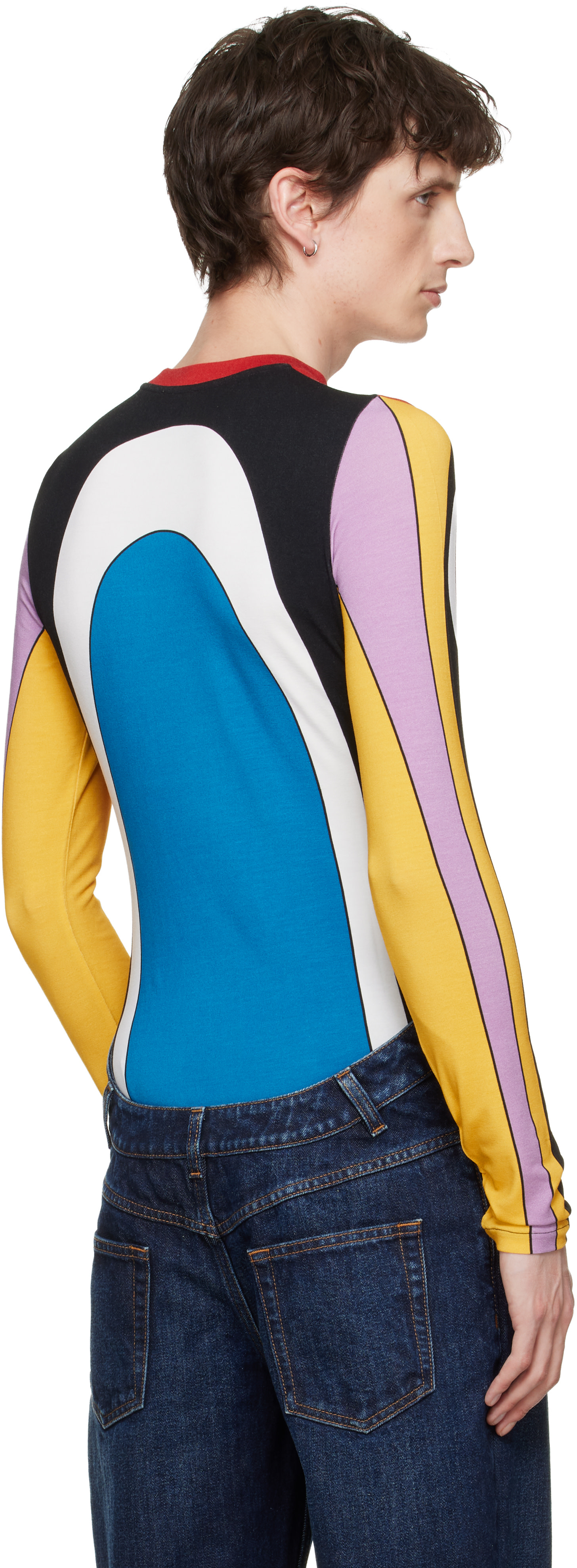 Jean Paul Gaultier: Multicolor 'The Junior Body Map' Top | SSENSE
