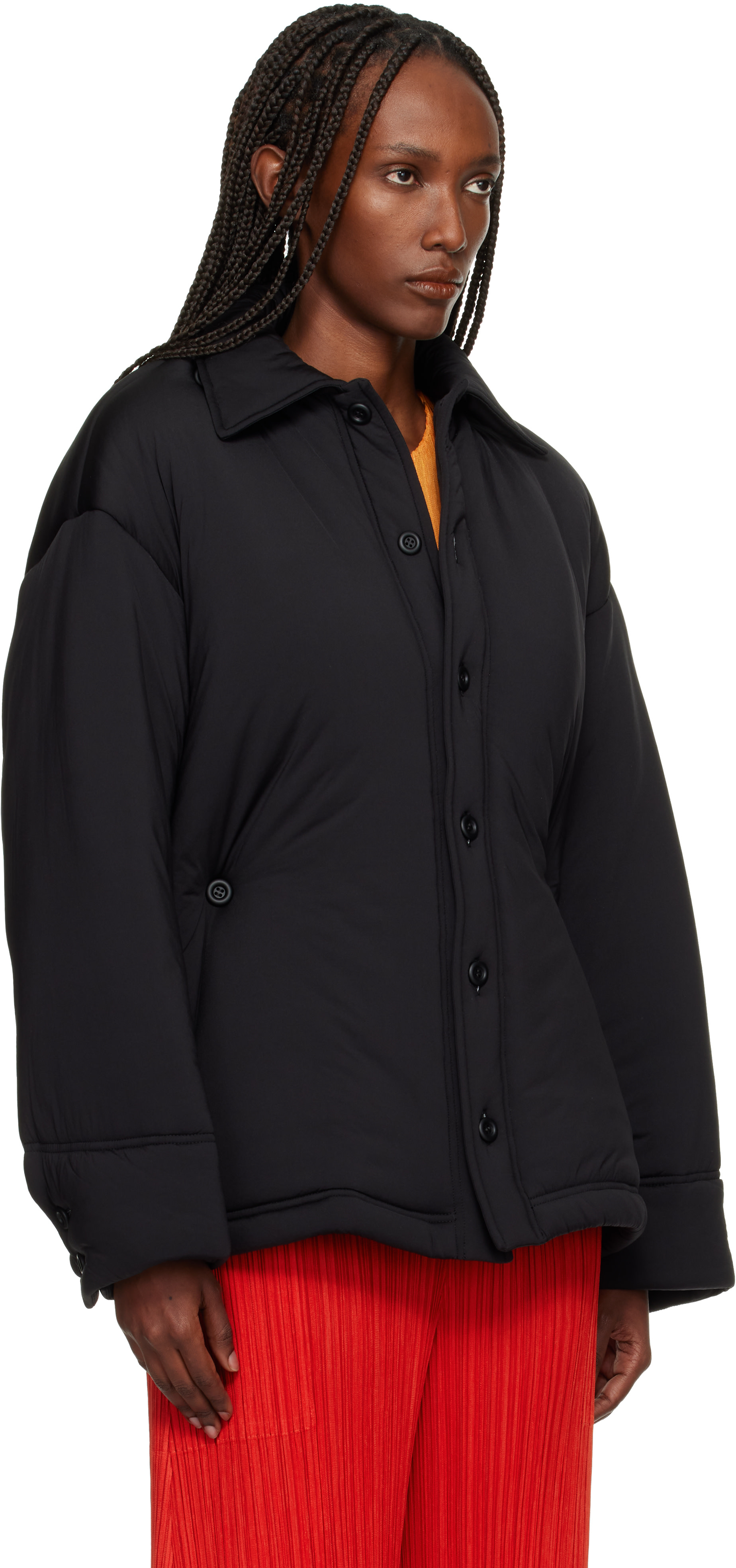 Issey Miyake - Blouson Pumped-T noir