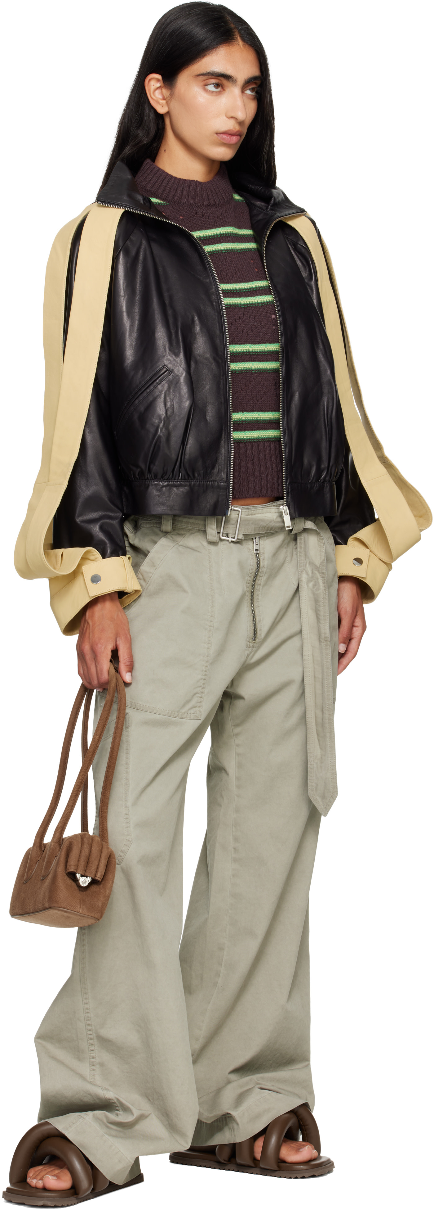OSOI: Brown Boat Wide Mini Bag | SSENSE Canada