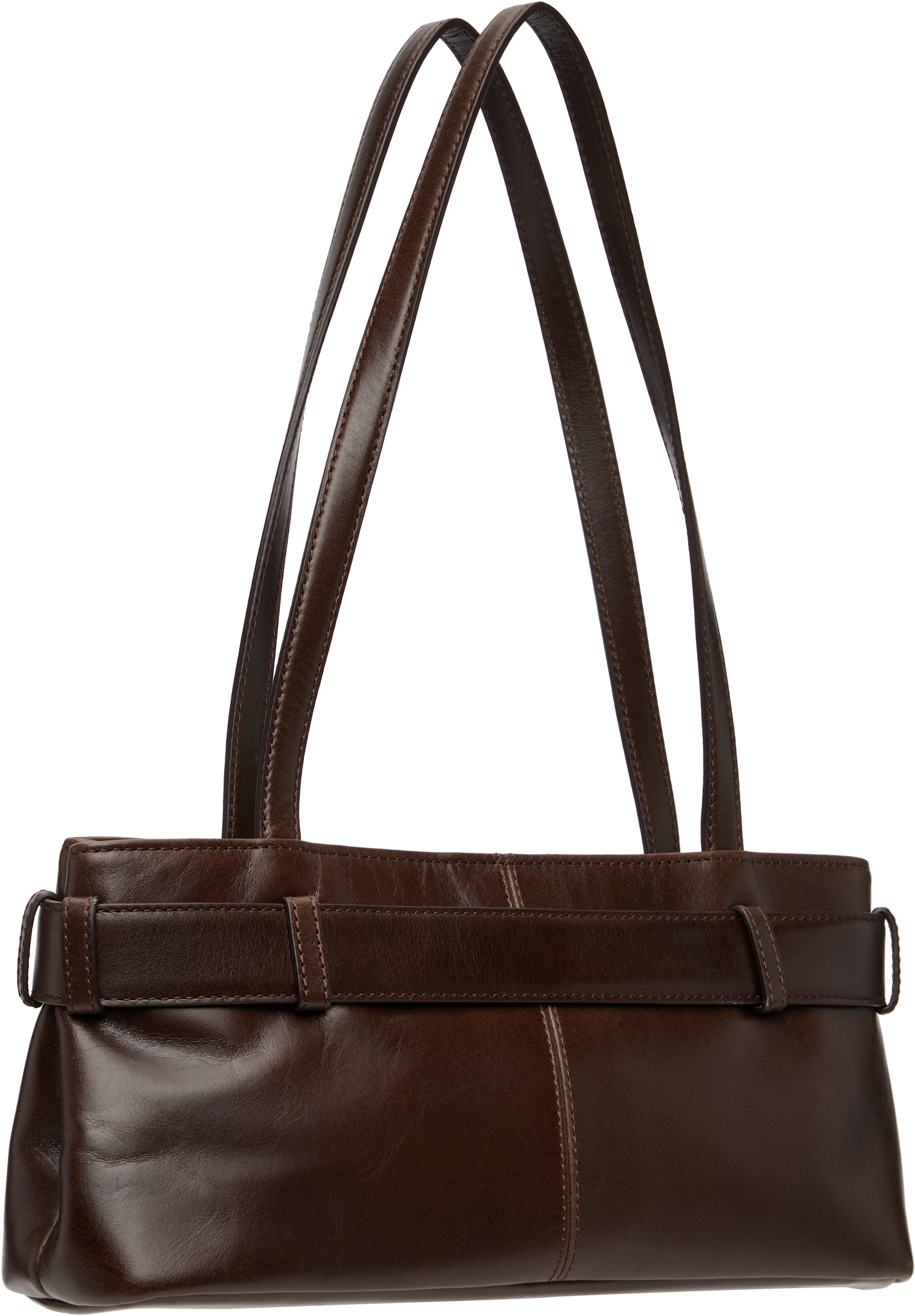 OSOI: Brown Shoulder Brocle Mini Bag | SSENSE