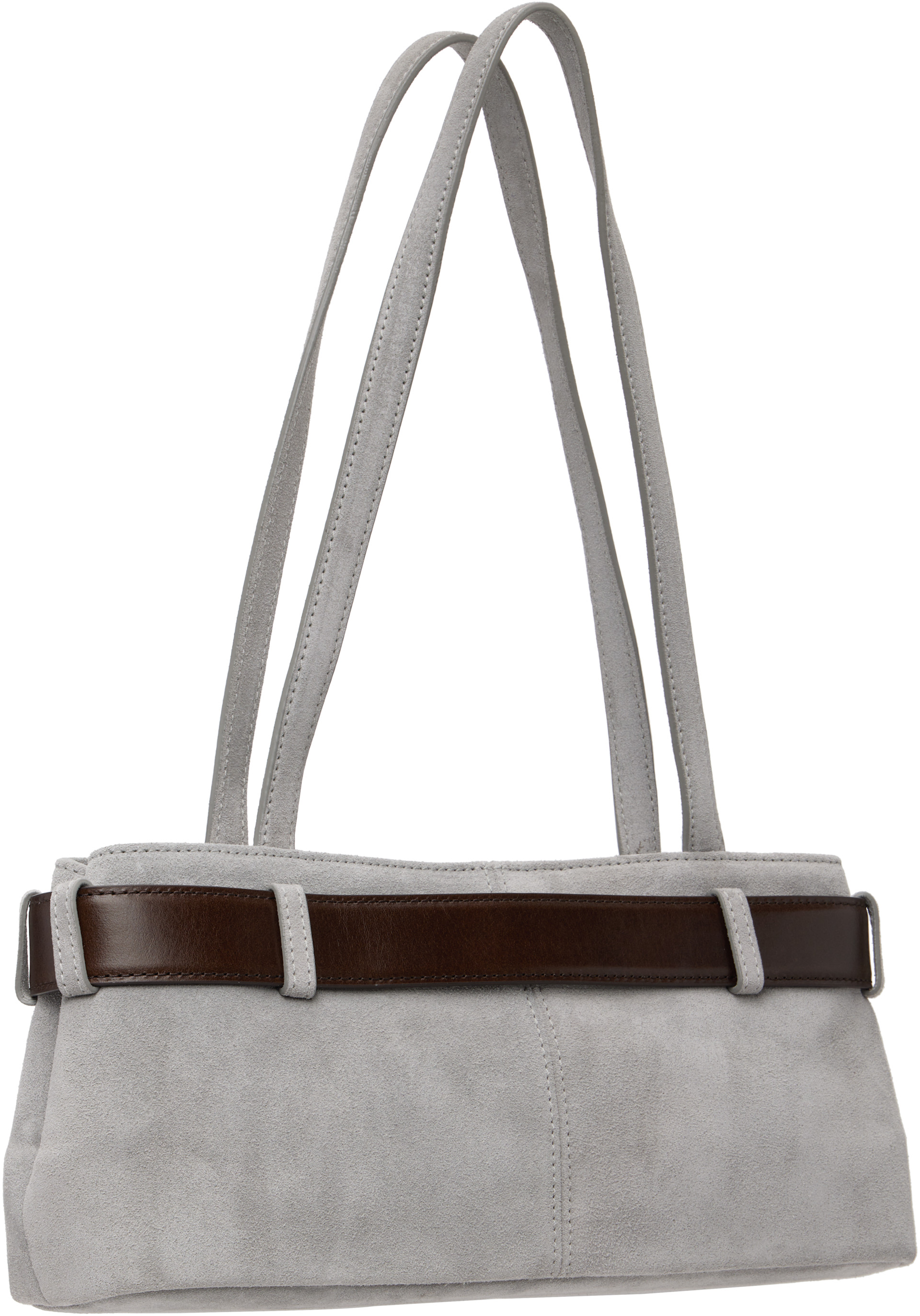OSOI: Gray Shoulder Brocle Mini Bag | SSENSE