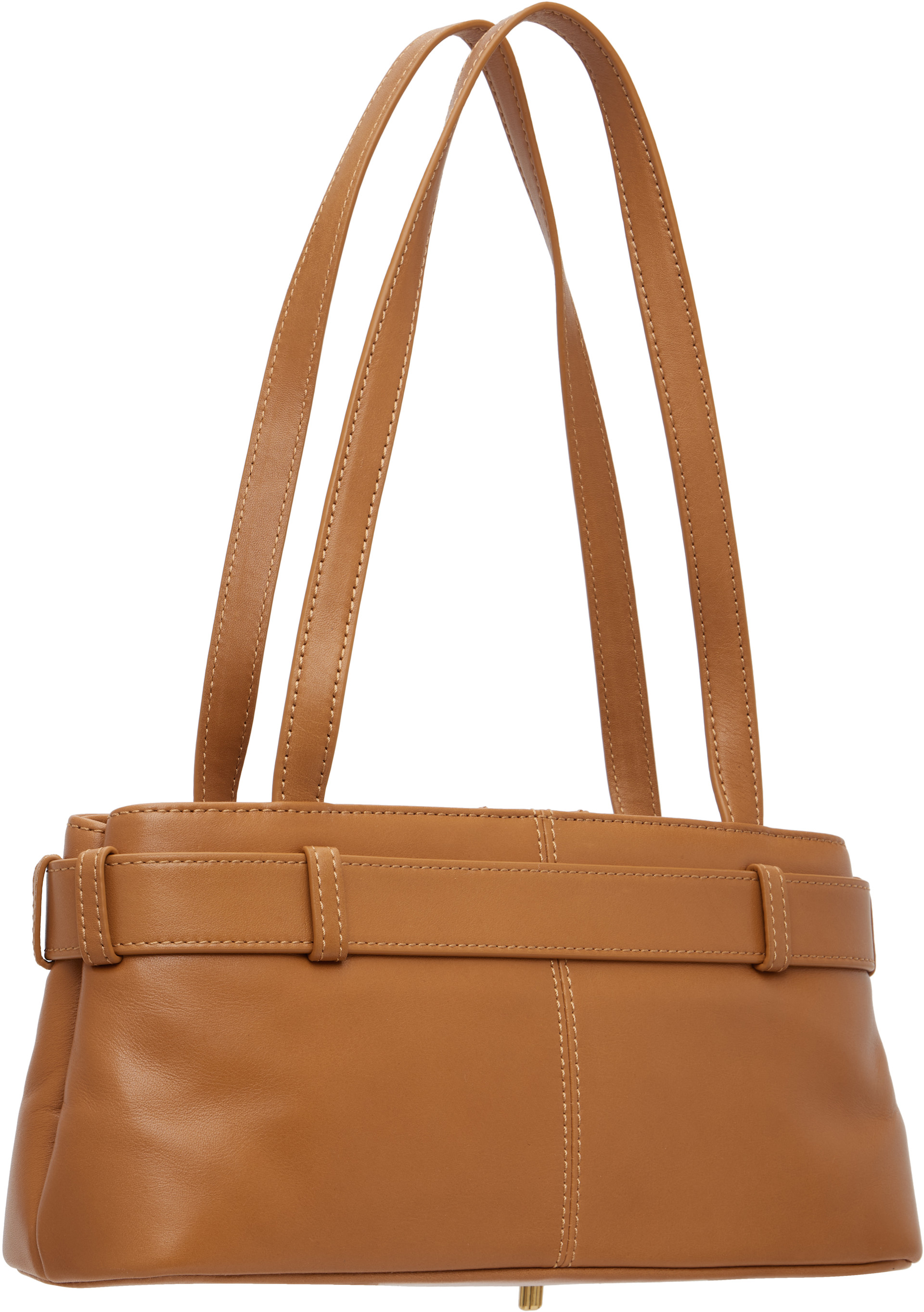 OSOI: Tan Shoulder Brocle Mini Bag | SSENSE
