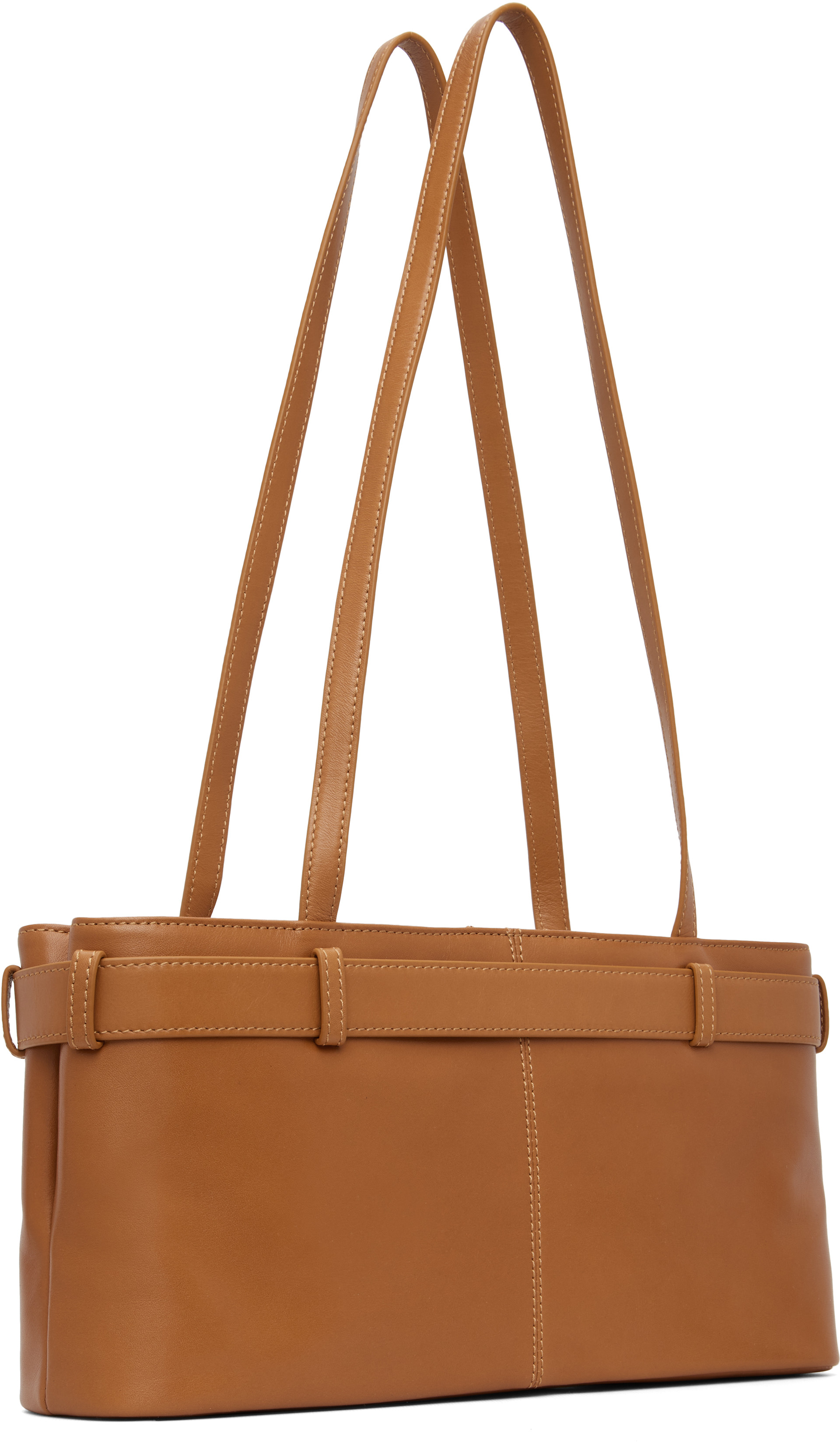 OSOI: Tan Shoulder Brocle Bag | SSENSE