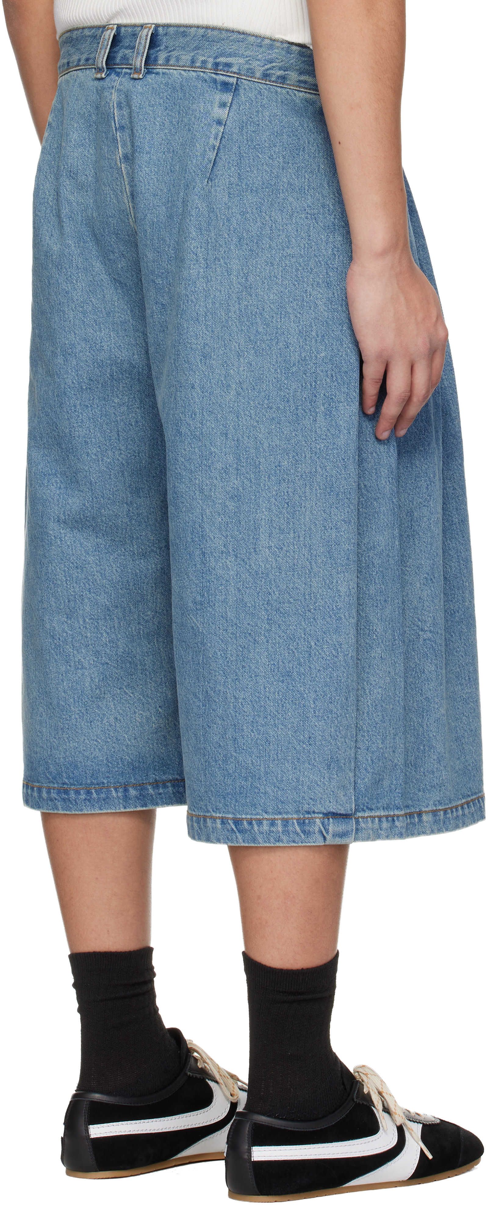 Seventh - Bermuda 410 bleu en denim