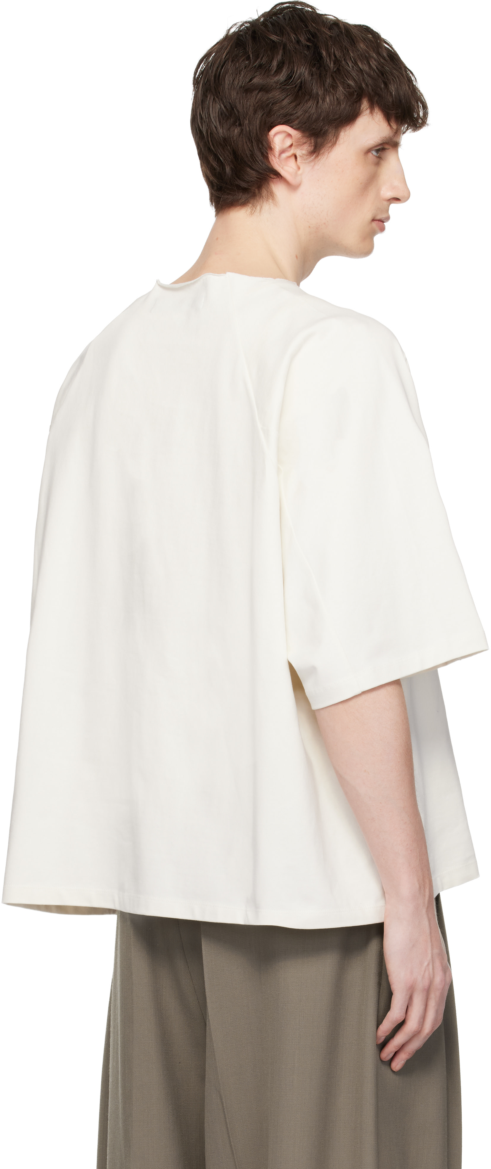 Seventh - T-shirt droit blanc cassé