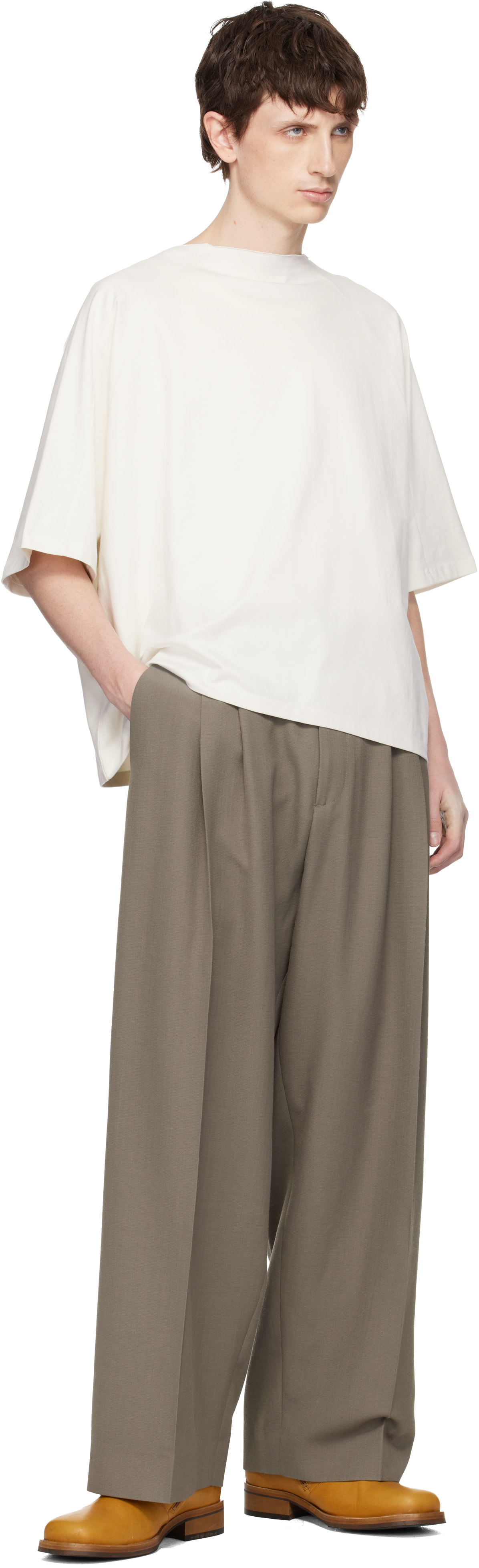 Seventh - T-shirt droit blanc cassé