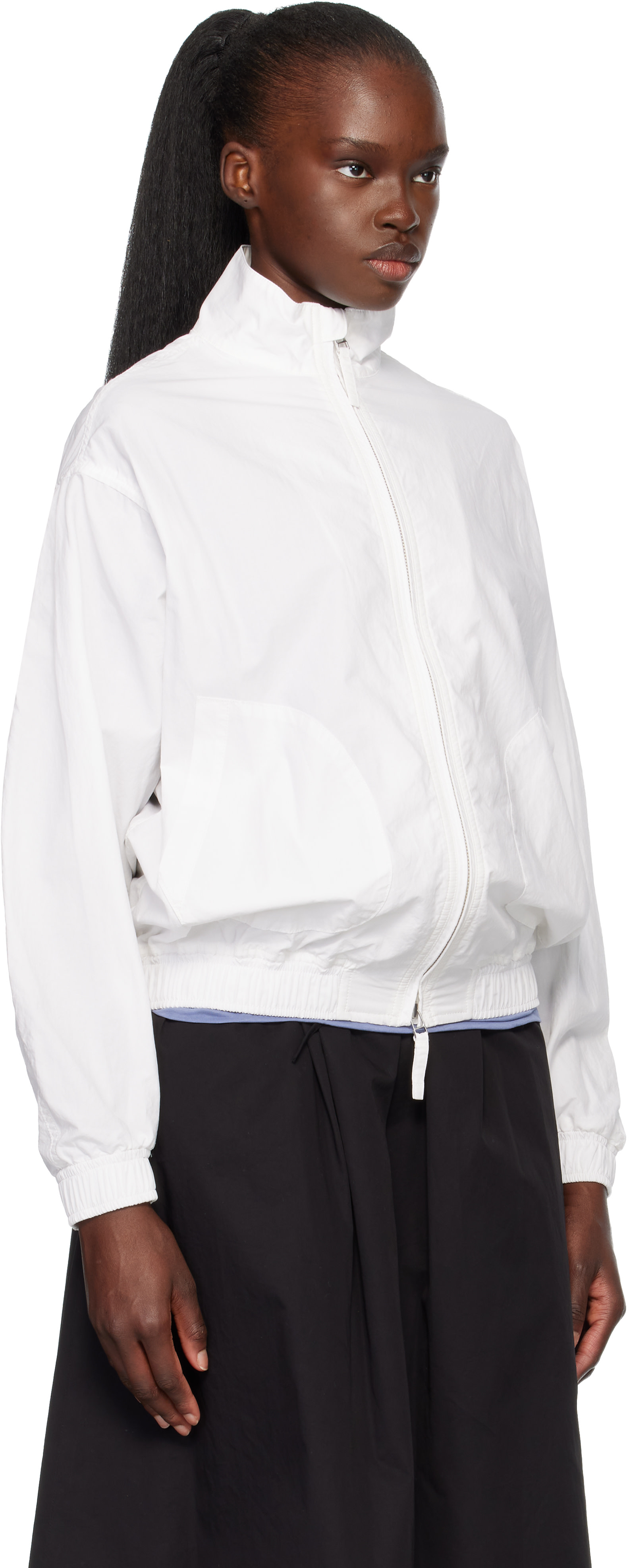 Nothing Written - White Panny Harrington Jacket