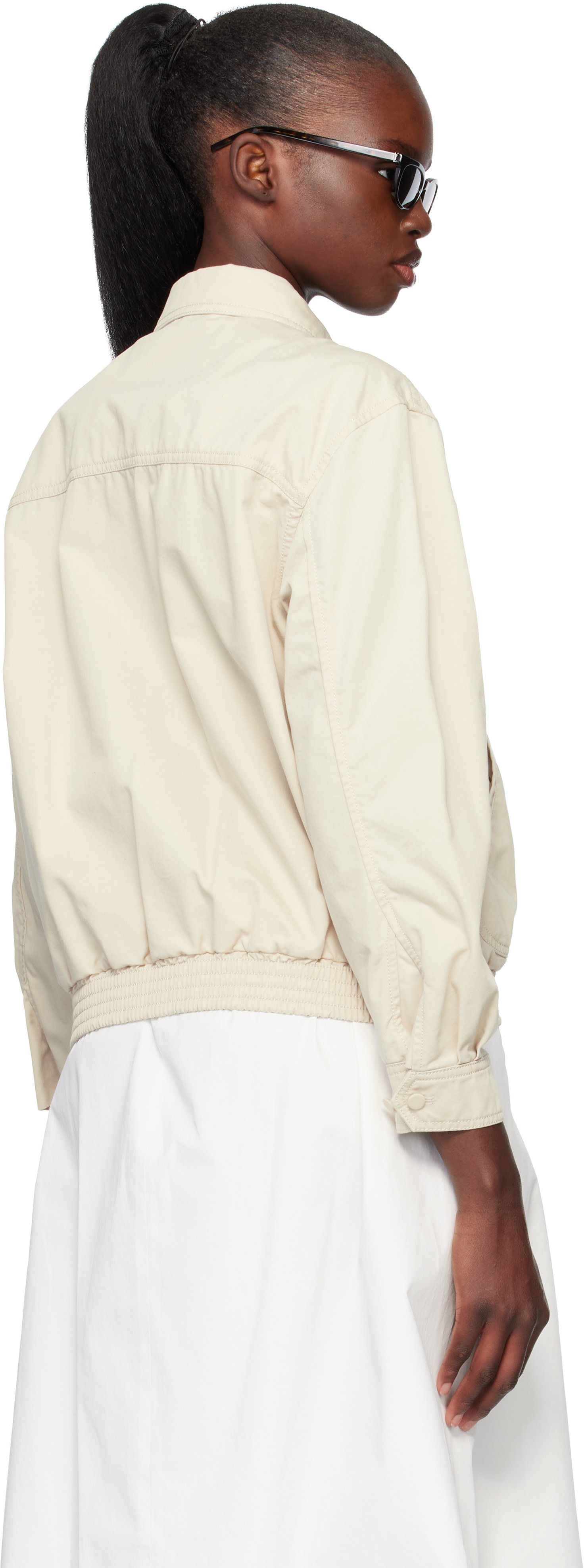 Nothing Written - Blouson Margaret beige en coton