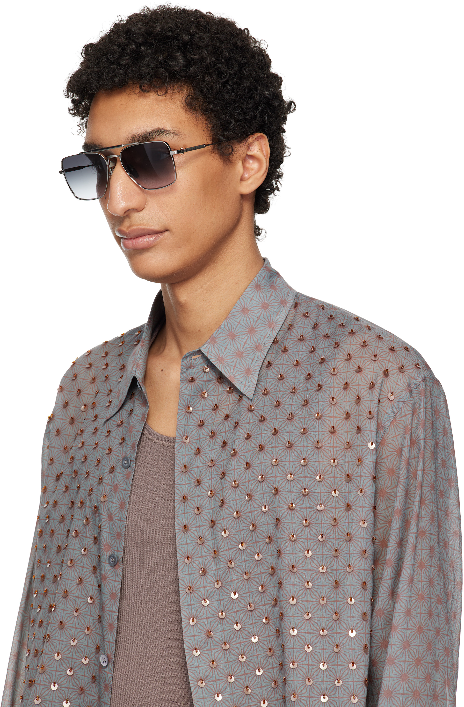 Akoni - Lunettes de soleil Eos argentées