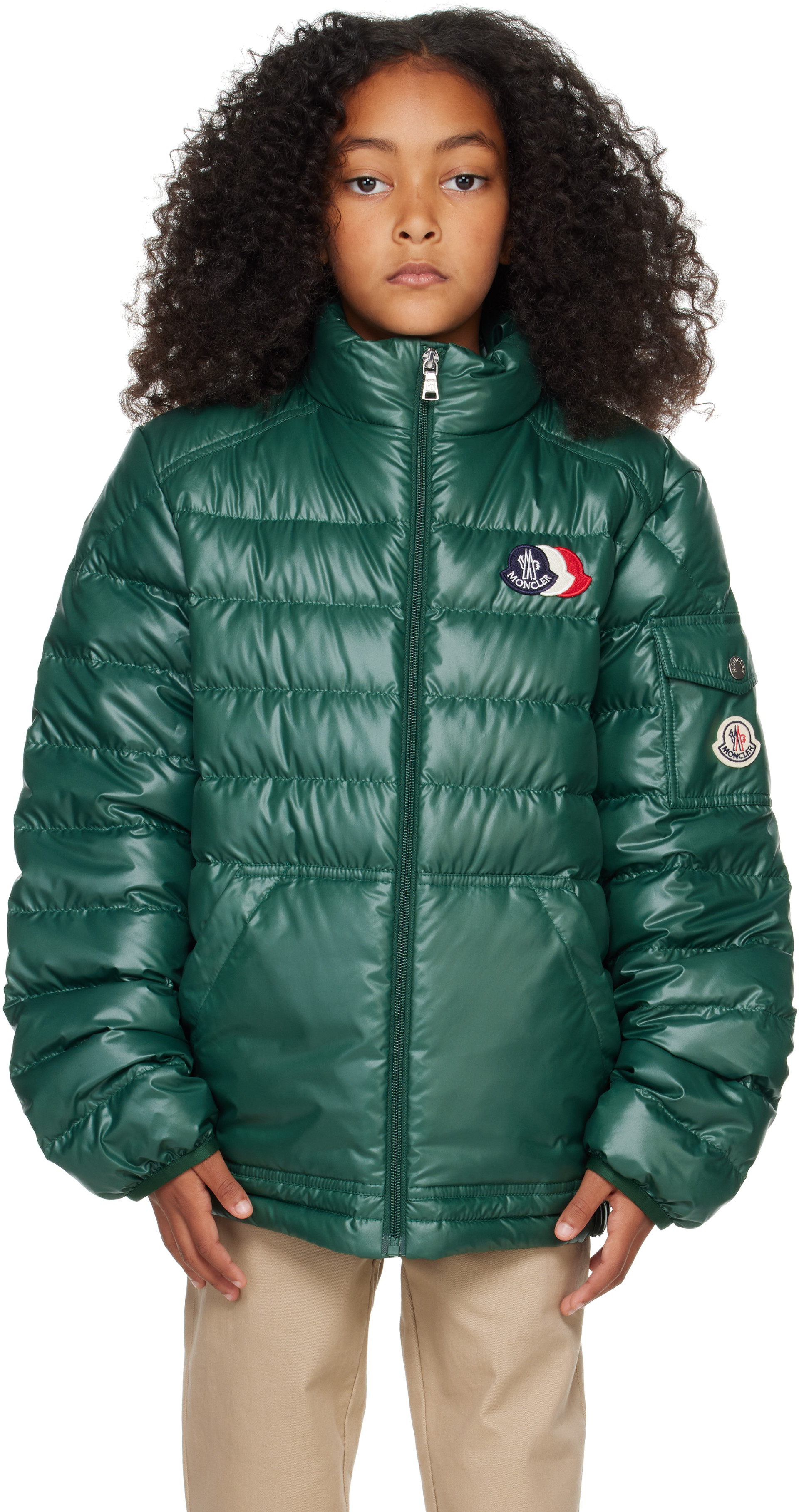 Moncler Enfant - Big Kids Green Bengi Down Jacket