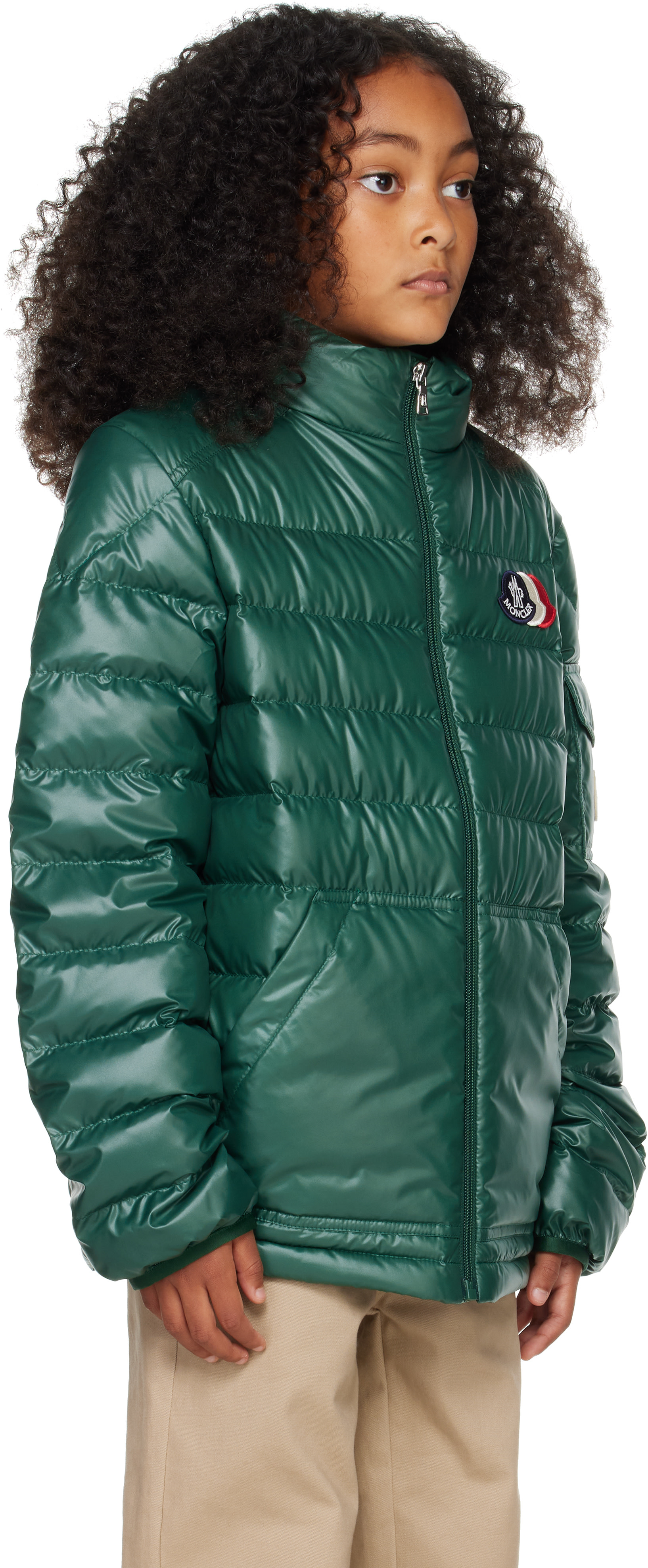 Moncler Enfant - Big Kids Green Bengi Down Jacket