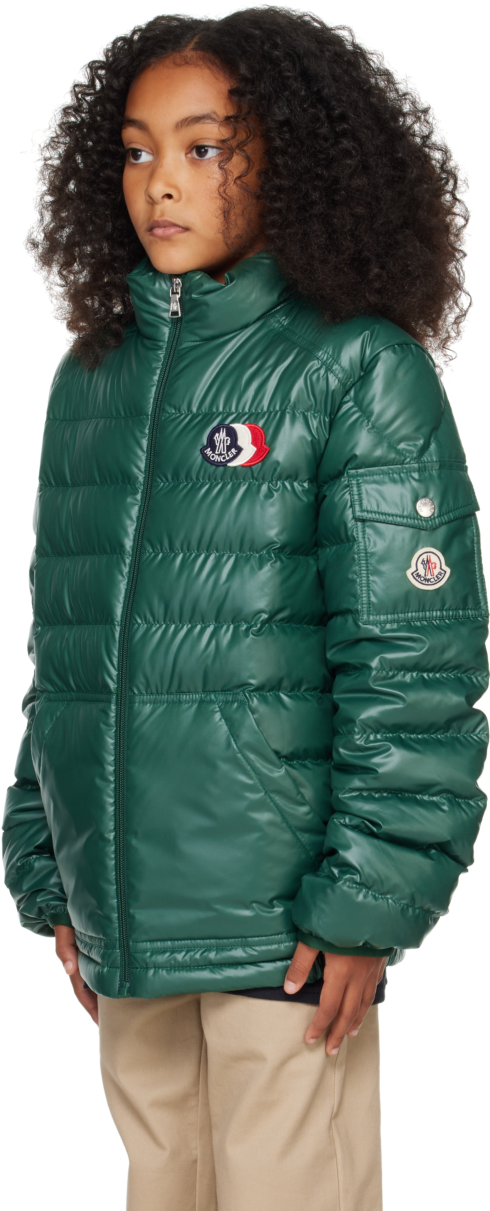 Moncler Enfant - Big Kids Green Bengi Down Jacket