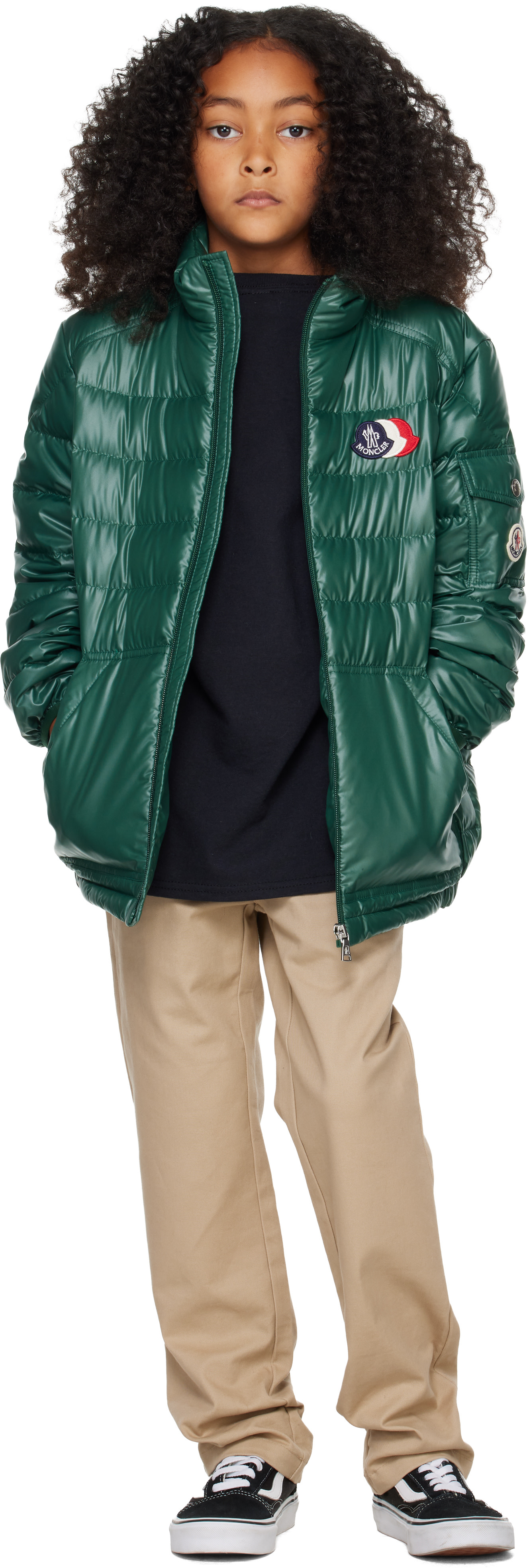 Moncler Enfant - Big Kids Green Bengi Down Jacket