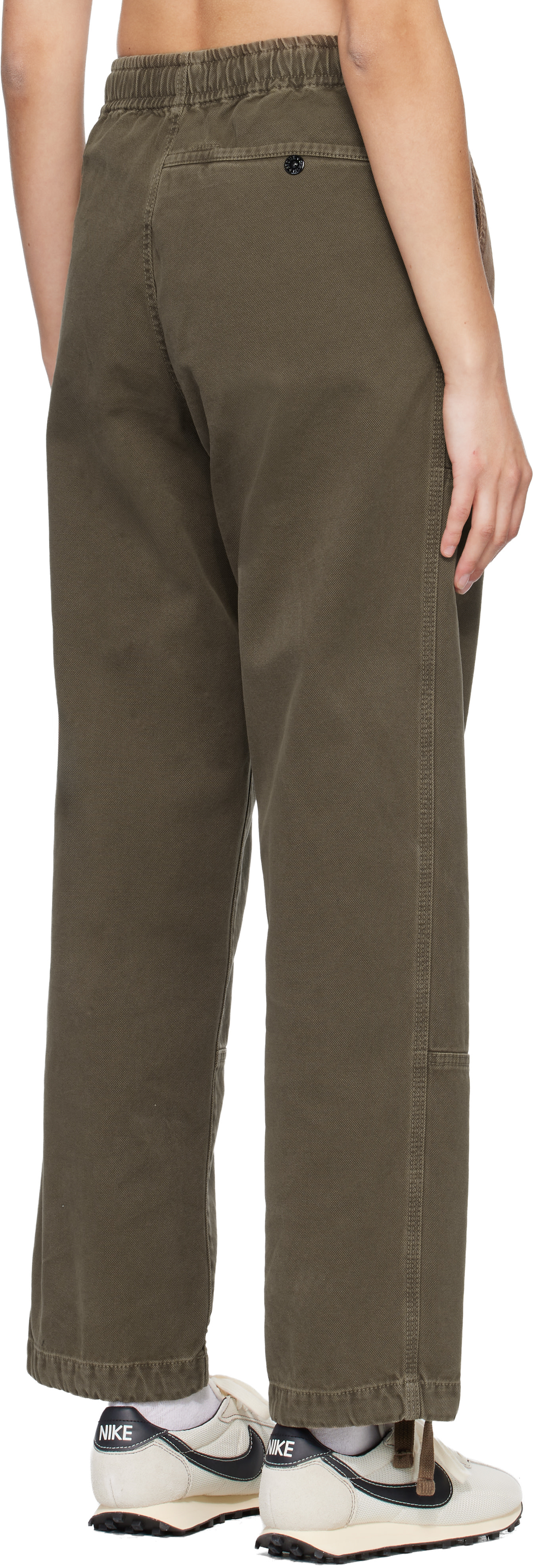 Stone Island: Brown 3100005 Organic Panama Cotton Old Effect