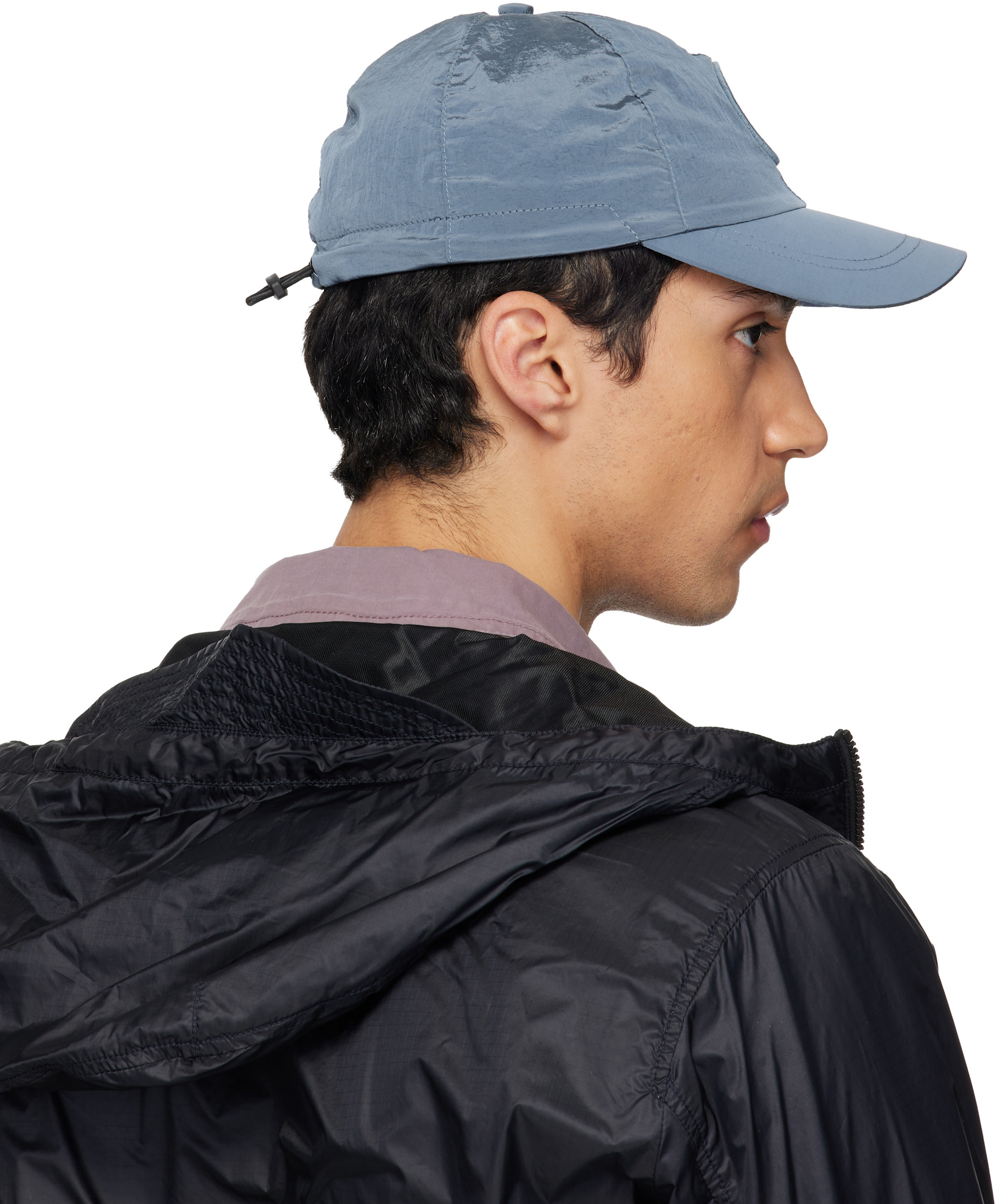 Stone Island: ブルー 9100011 Nylon Metal ECONYL キャップ | SSENSE 日本