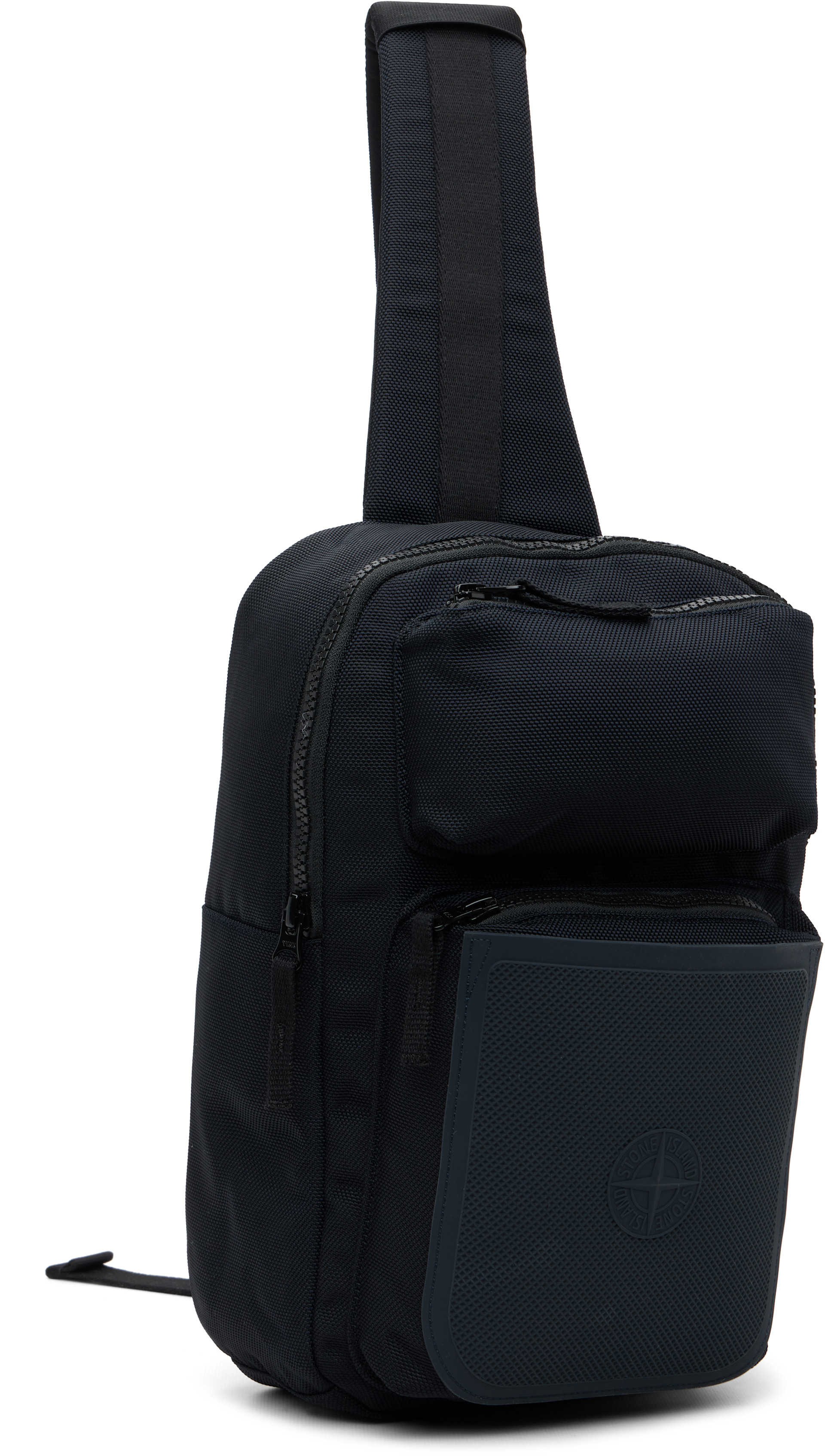 Stone Island: Navy 9200030 Nylon Panama Accessories Bag | SSENSE