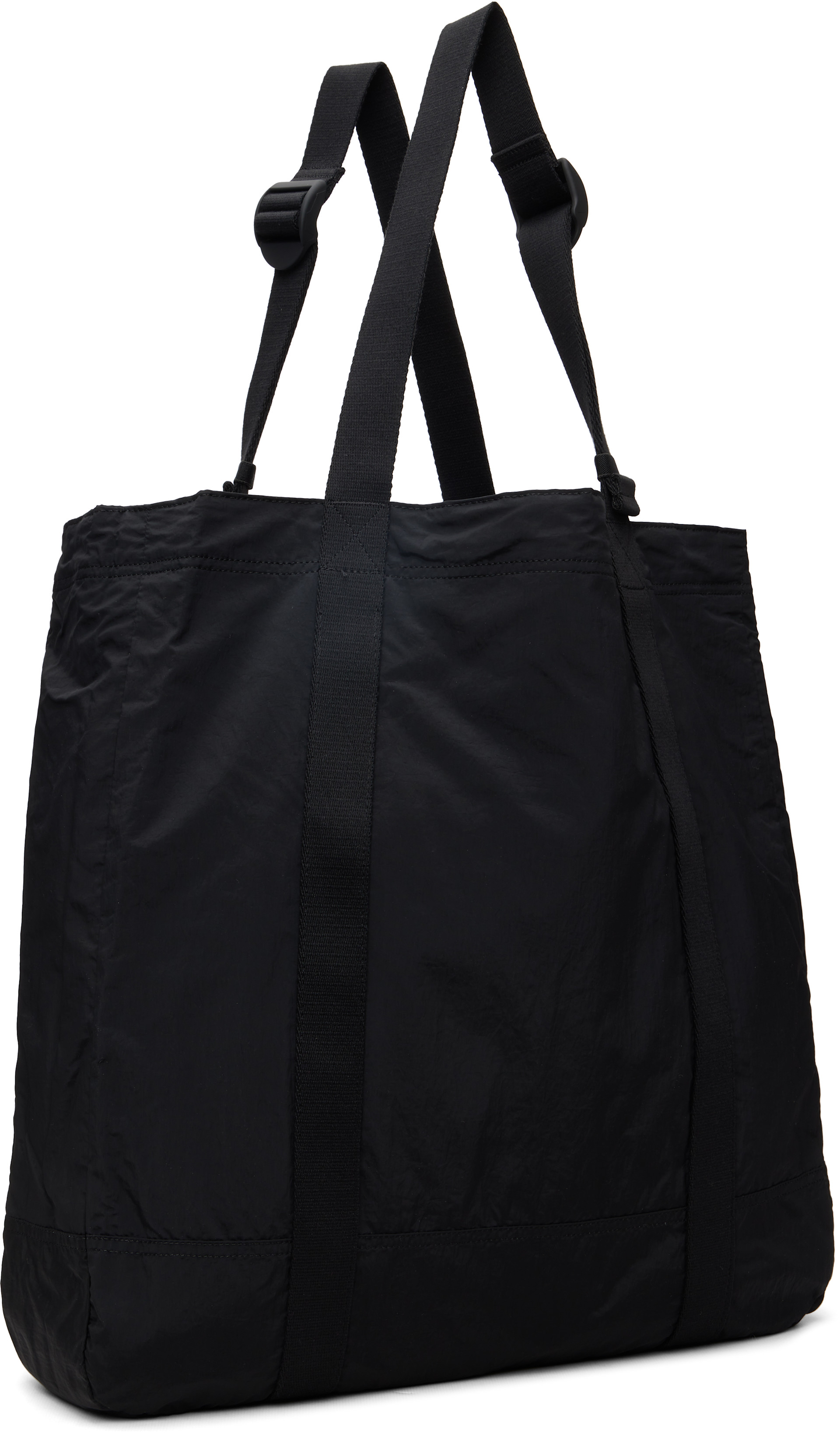 Stone Island: ブラック 9200012 Coated Nylon Metal ECONYL トート 