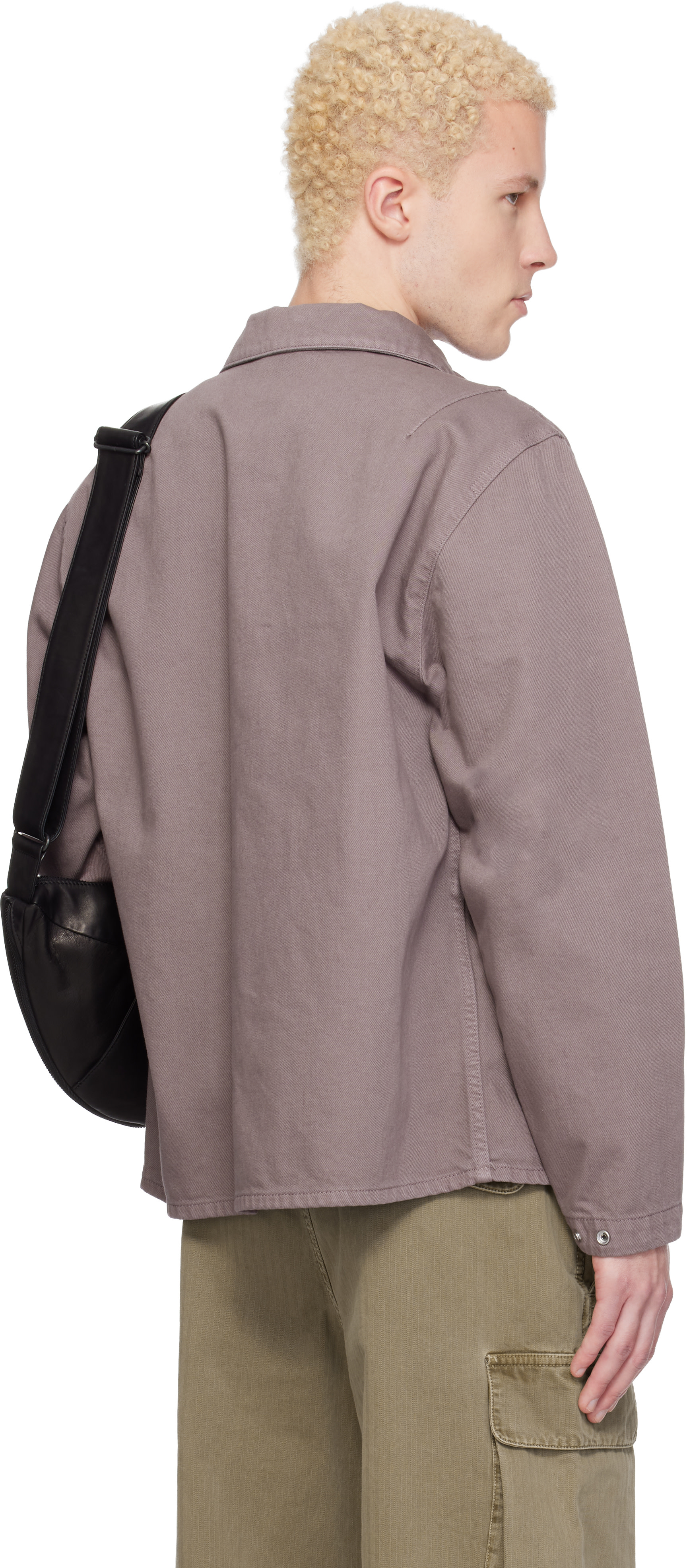 Stone Island: パープル 1200001 Light Bull デニムジャケット