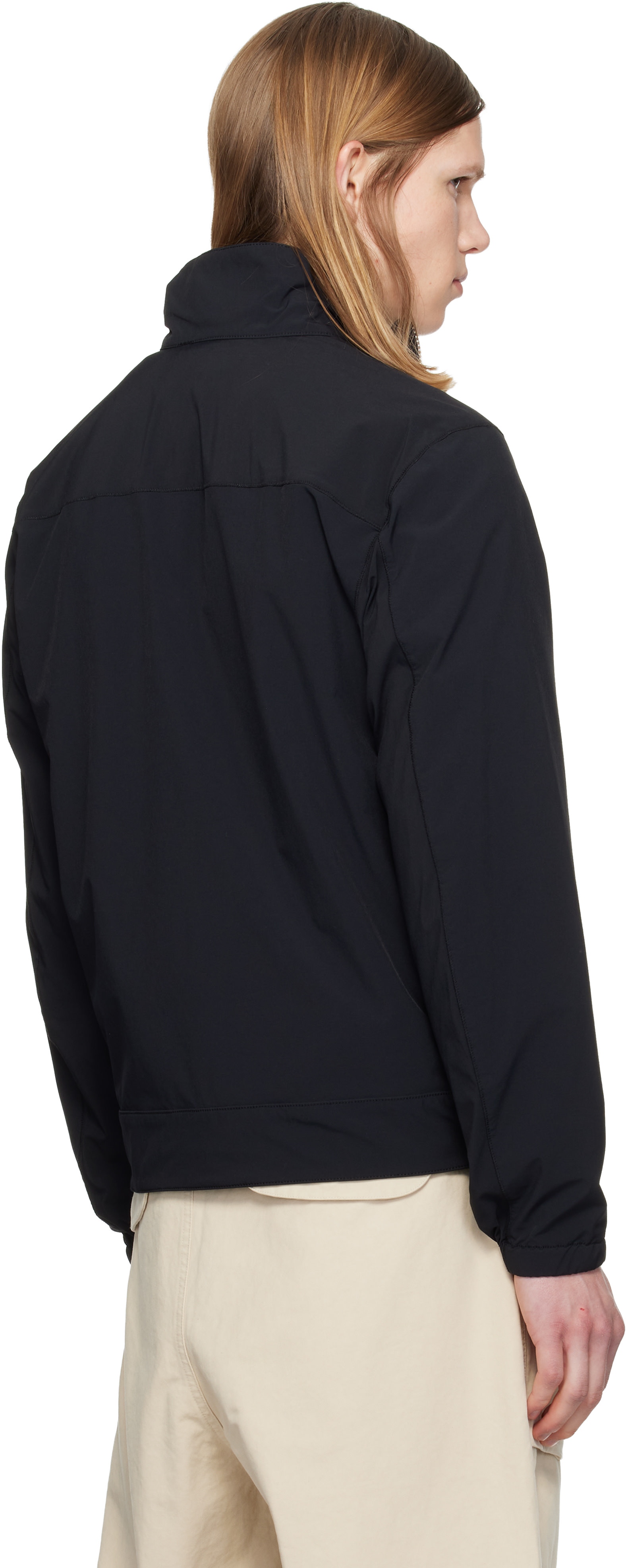 Stone Island: ブラック 1200036 Stretch Nylon Tech フリース