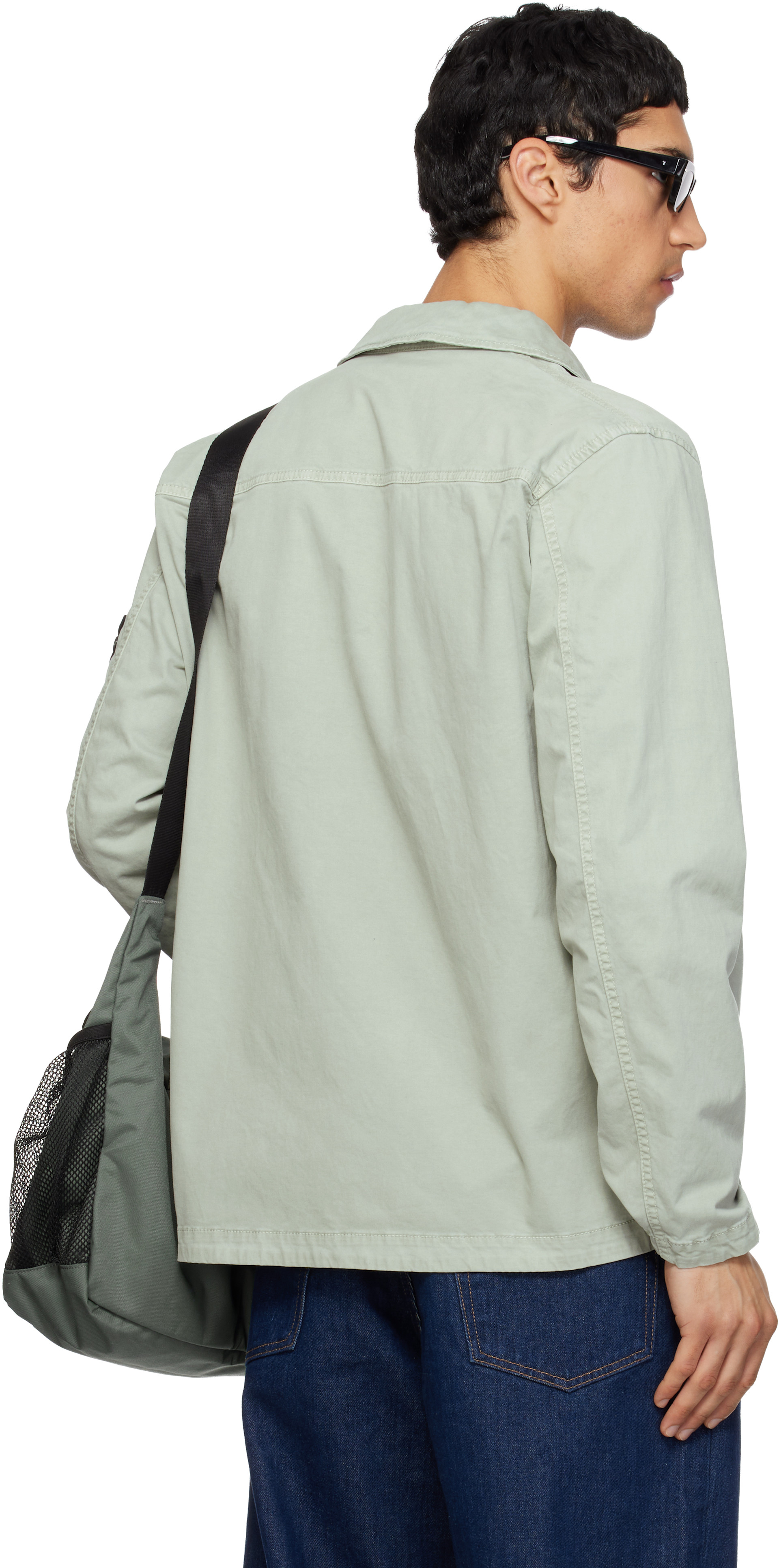 Stone Island: Green 1200001 Organic Cotton Stretch 'Old' Effect