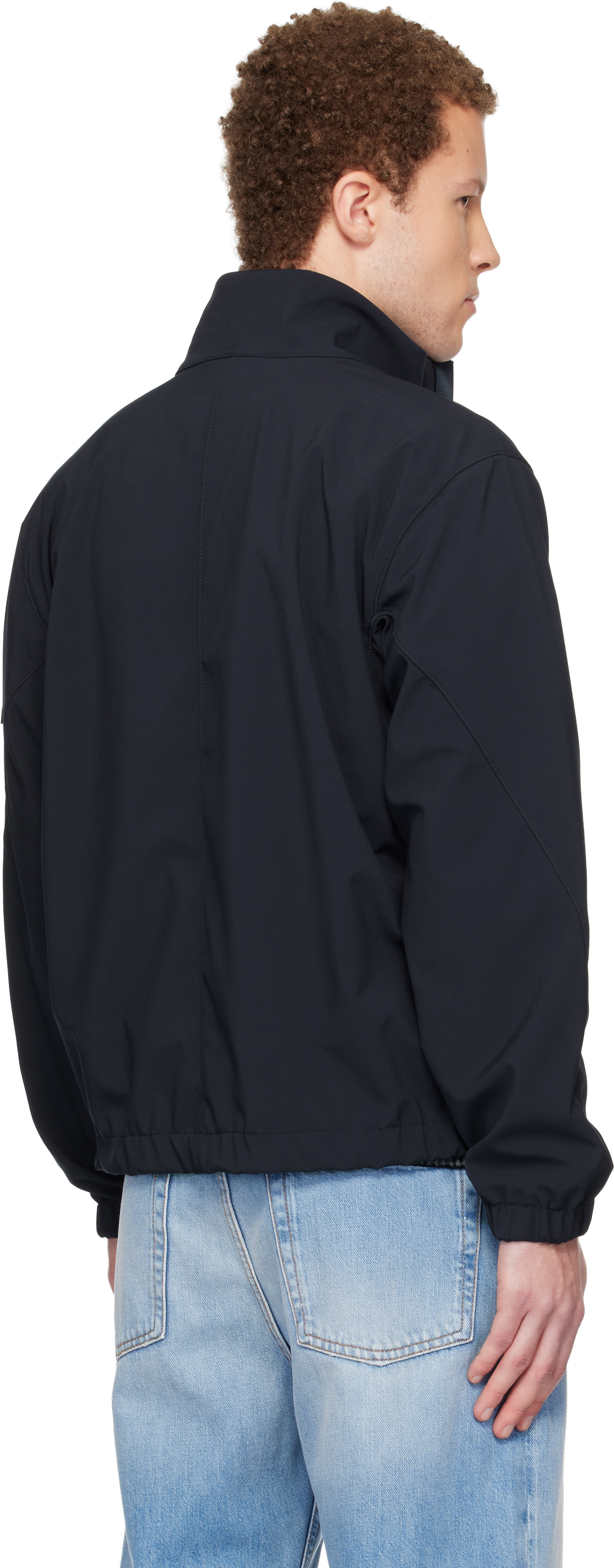 Stone Island: ネイビー 4100022 Light Soft Shell-R e.dye Technology