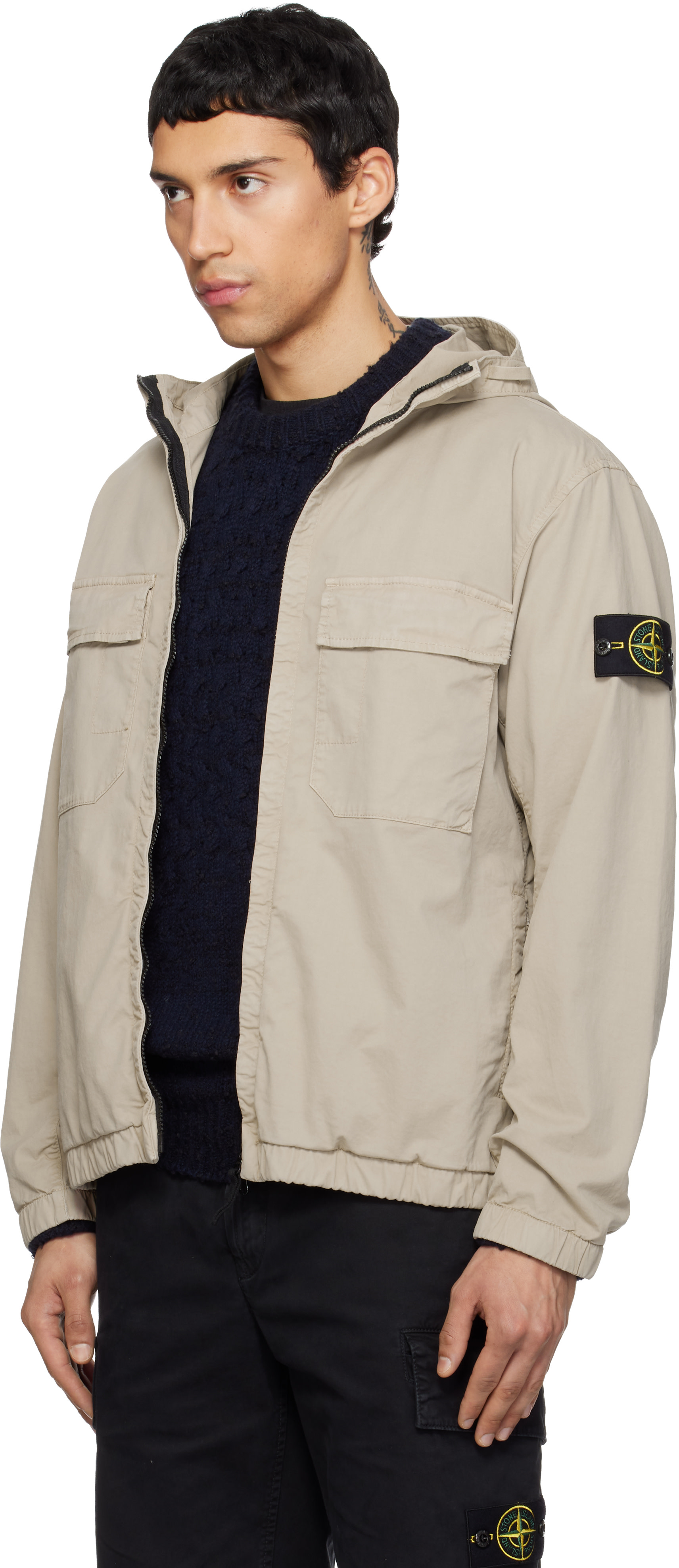 Stone Island - 베이지 4100077 재킷