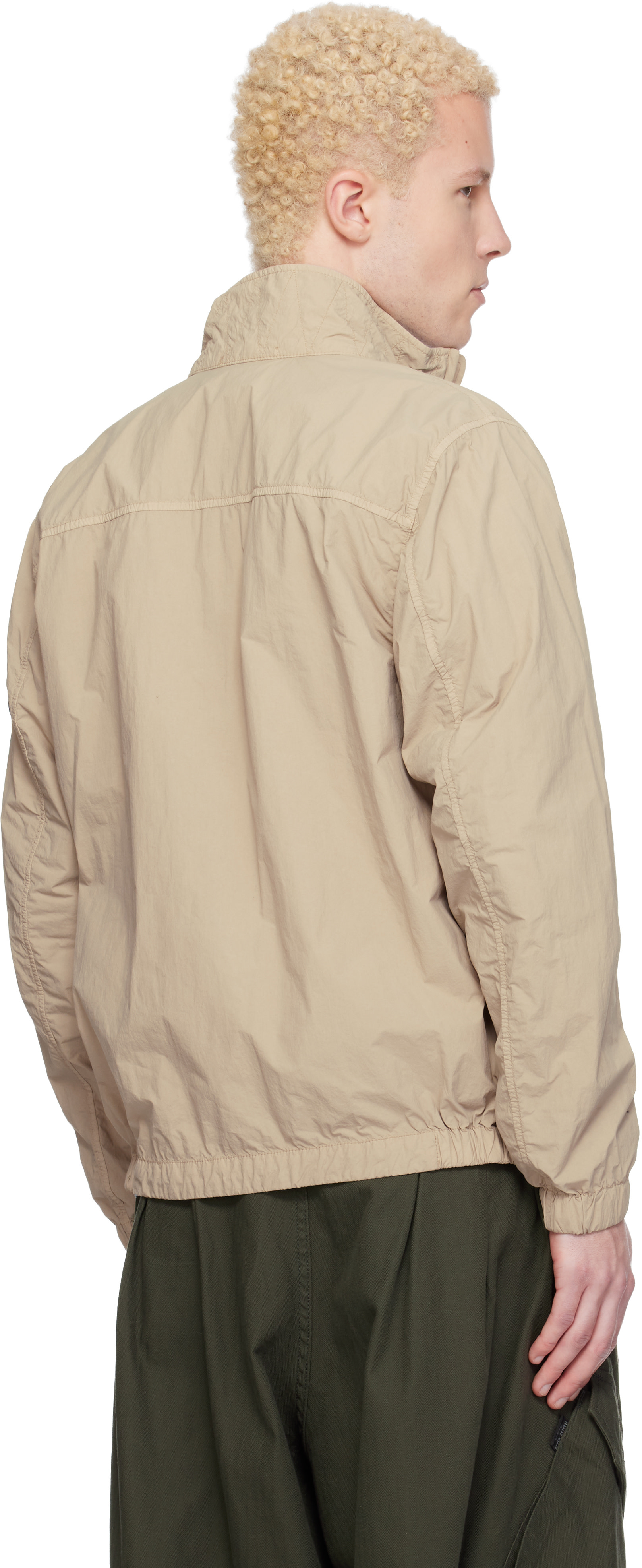 Stone Island: ベージュ 4100056 Nylon Smerigliato-TC ジャケット