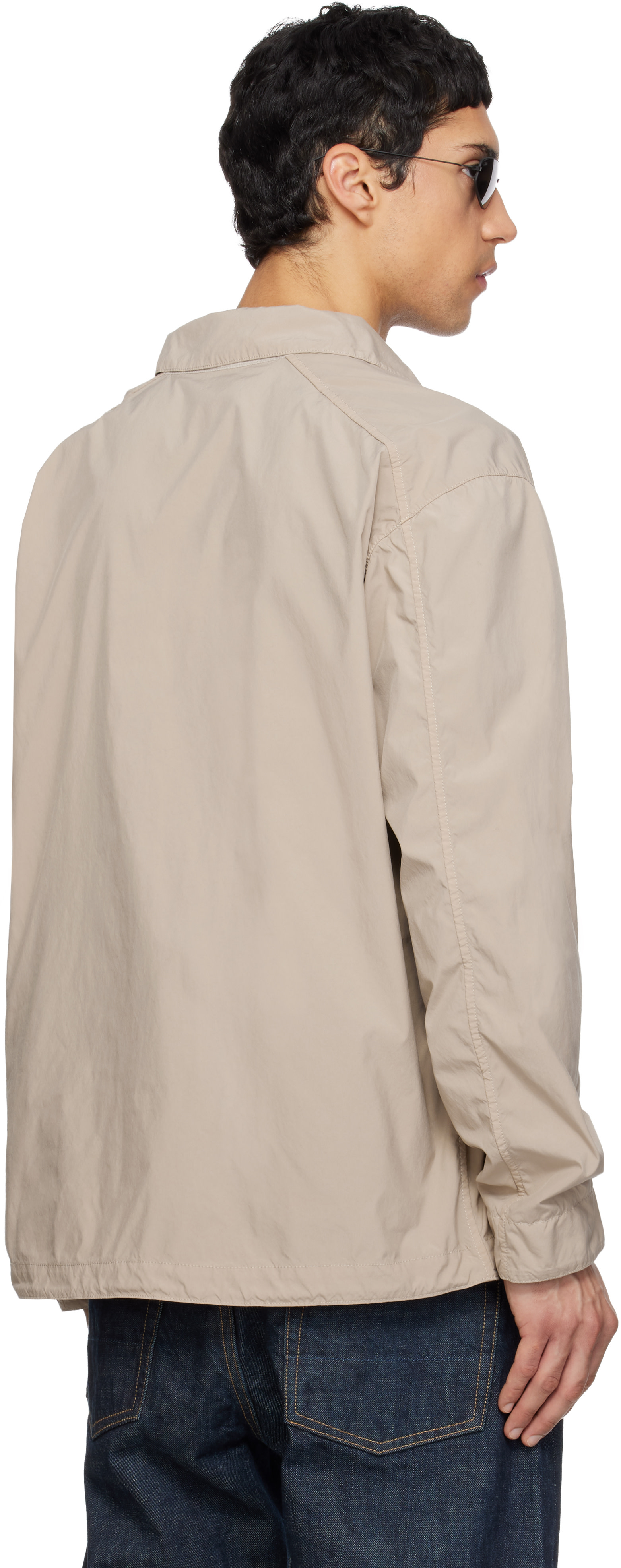 Stone Island - 베이지 4100041 라이트 컴팩트 터치 폴리 TC 재킷
