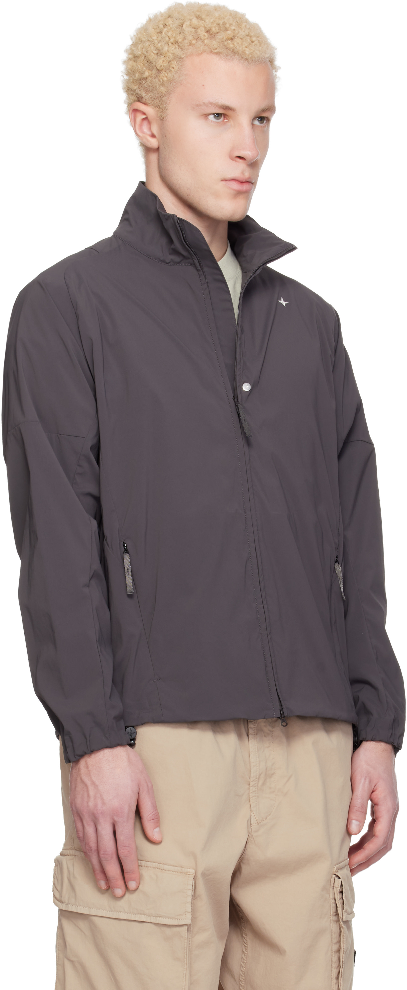 Stone Island: グレー 200035 Recycled Stretch Nylon Tela S.I. 